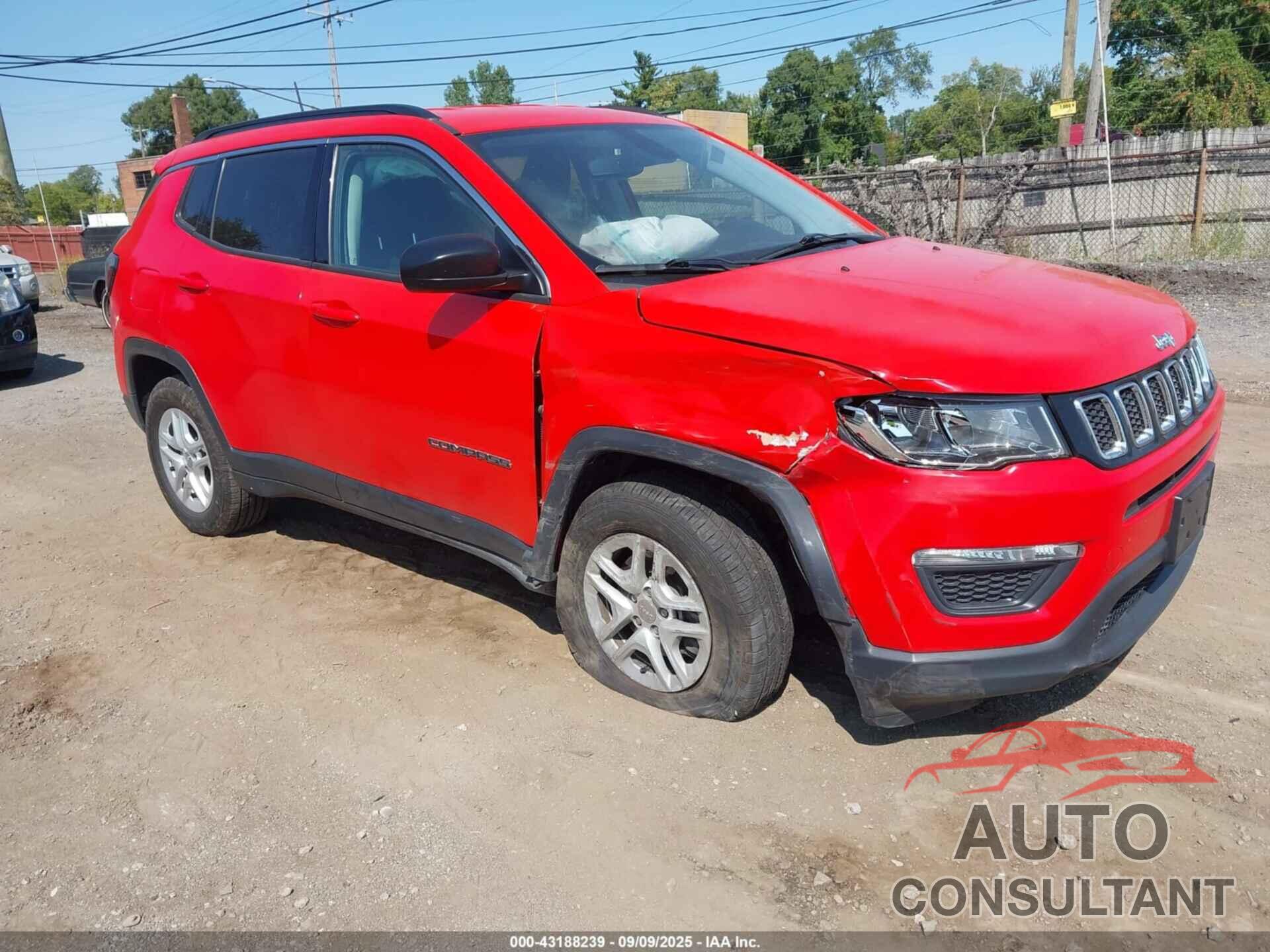 JEEP COMPASS 2019 - 3C4NJDAB7KT630209