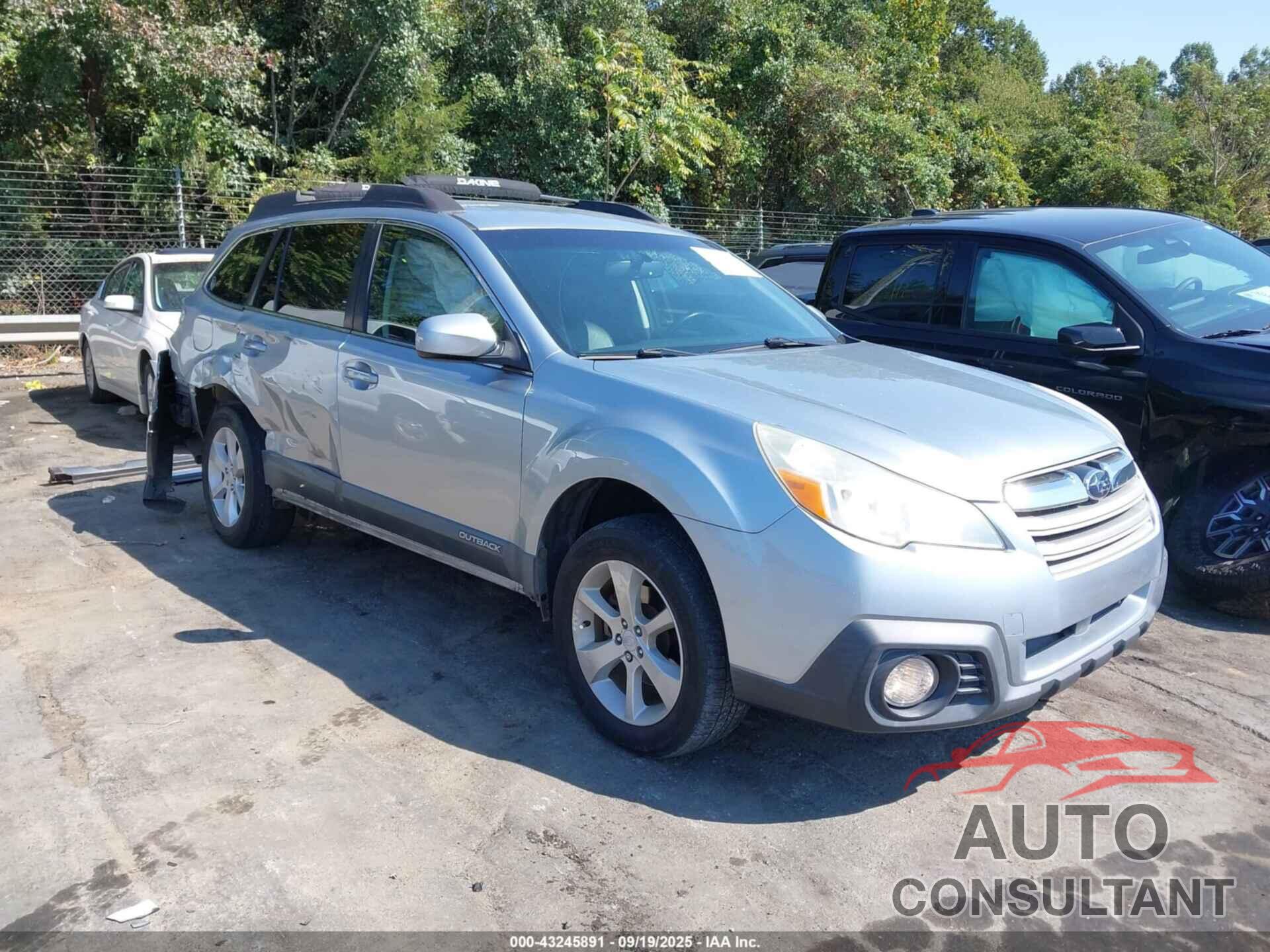 SUBARU OUTBACK 2014 - 4S4BRCCC9E3212497