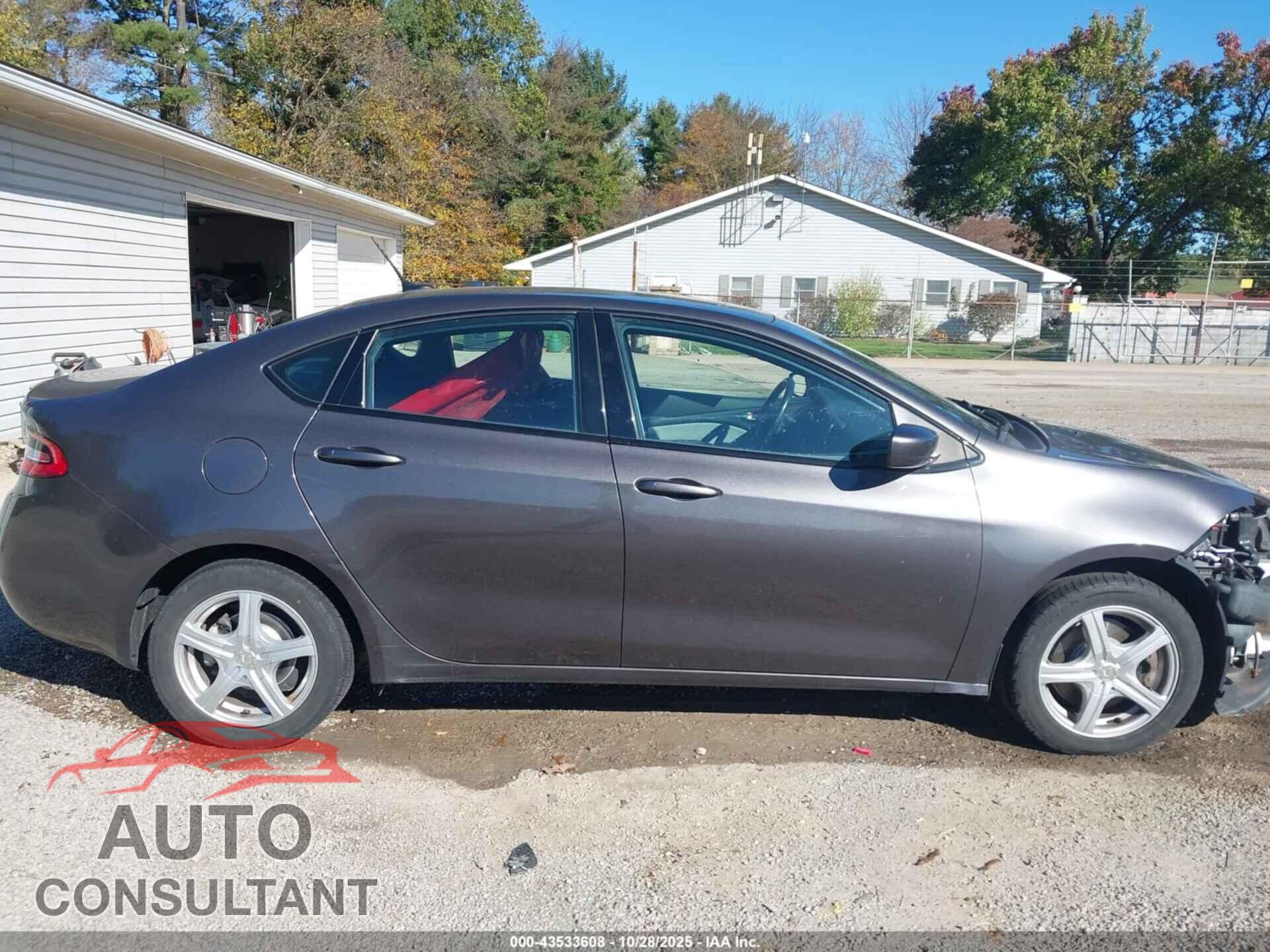 DODGE DART 2015 - 1C3CDFBBXFD237460