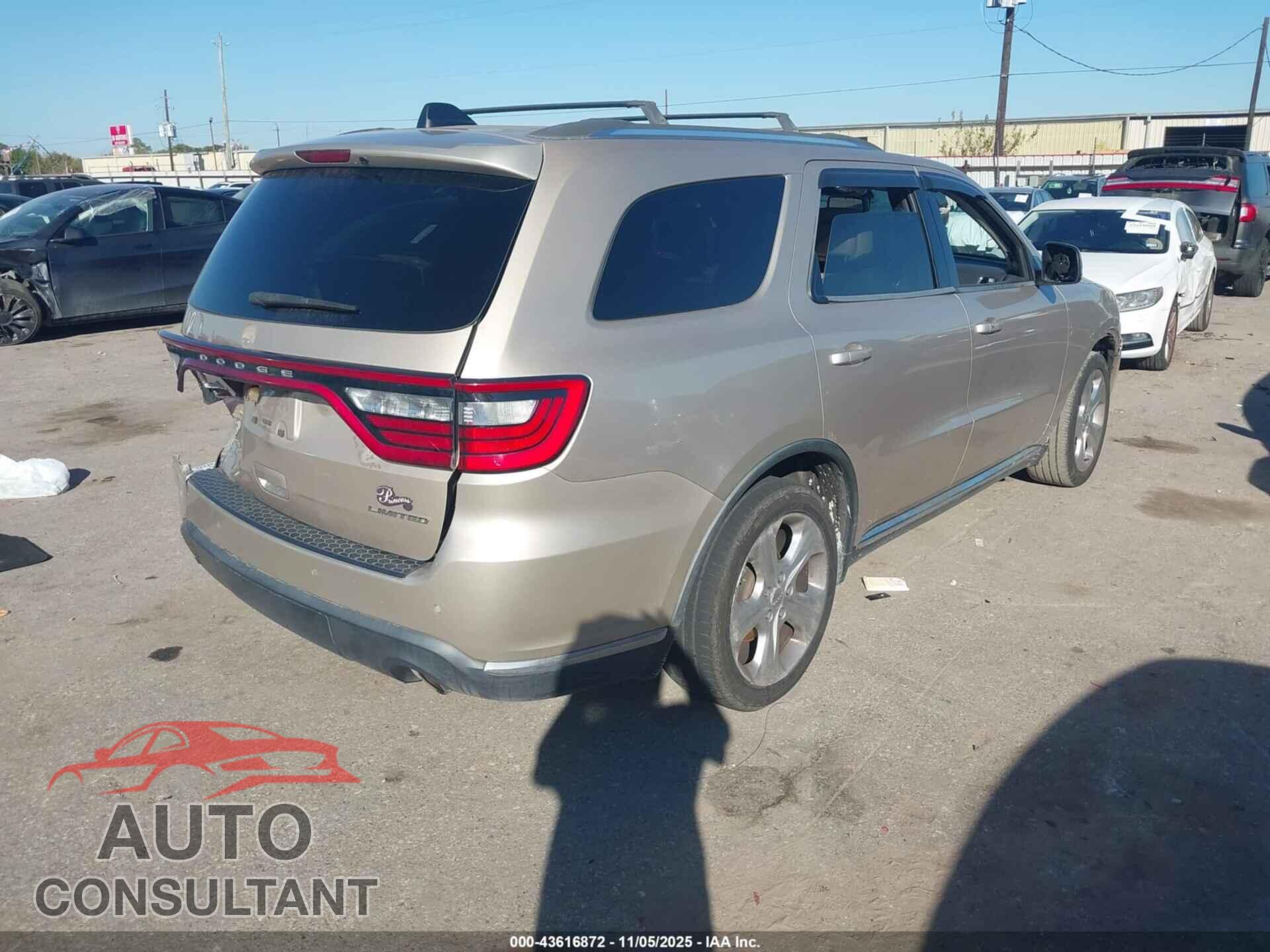 DODGE DURANGO 2014 - 1C4RDHDG2EC326695