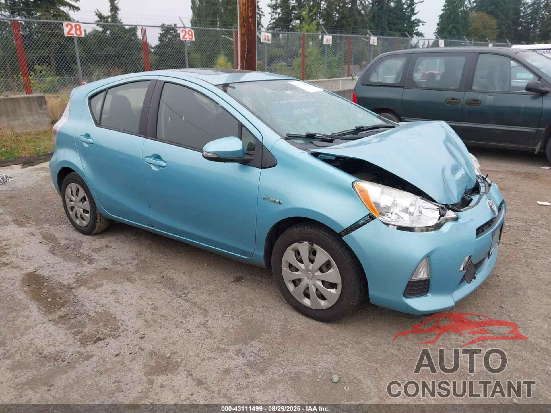 TOYOTA PRIUS C 2014 - JTDKDTB34E1076814