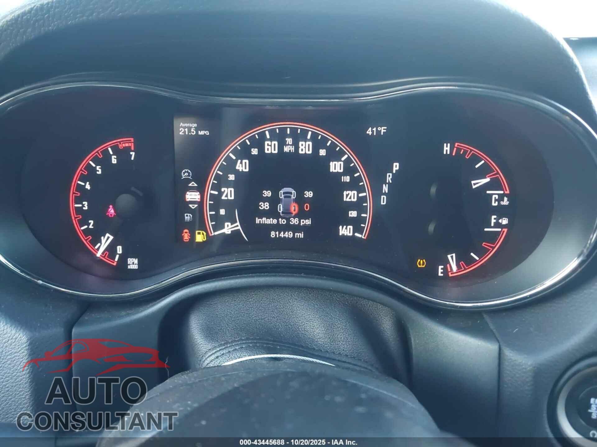 DODGE DURANGO 2020 - 1C4RDJDGXLC124434