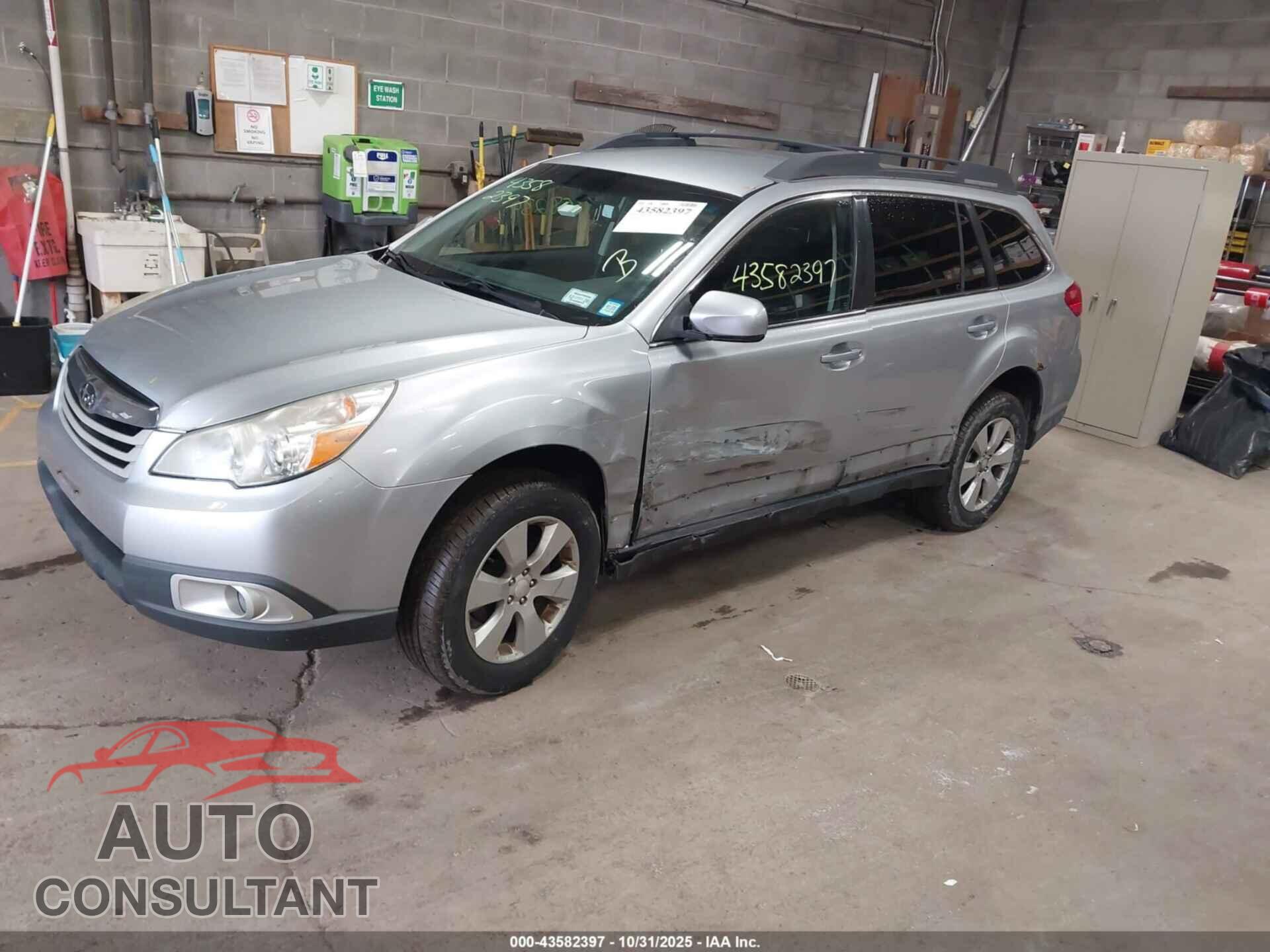 SUBARU OUTBACK 2012 - 4S4BRBCC6C3287469