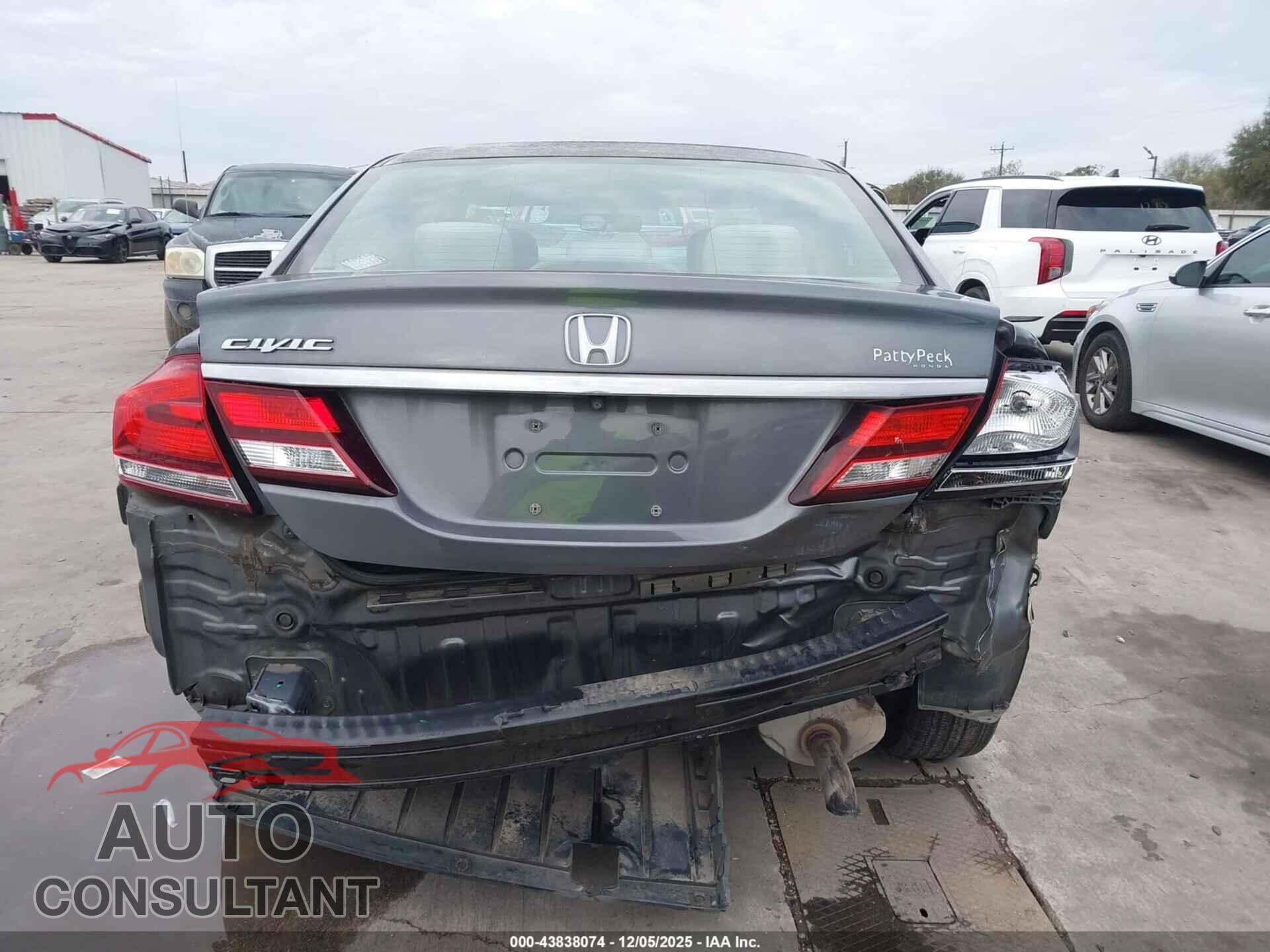 HONDA CIVIC 2013 - 19XFB2F85DE091180