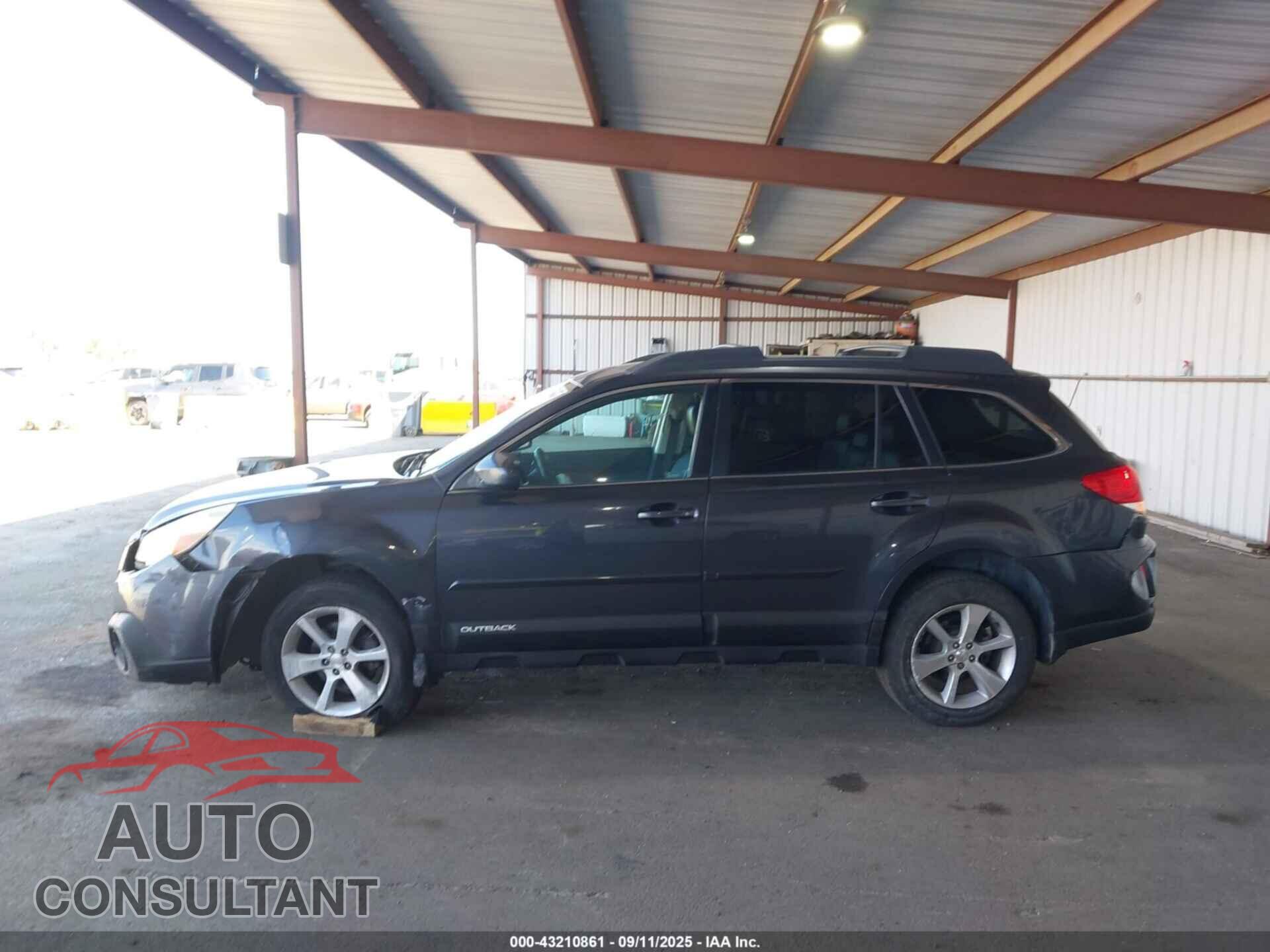 SUBARU OUTBACK 2013 - 4S4BRBLC1D3206248