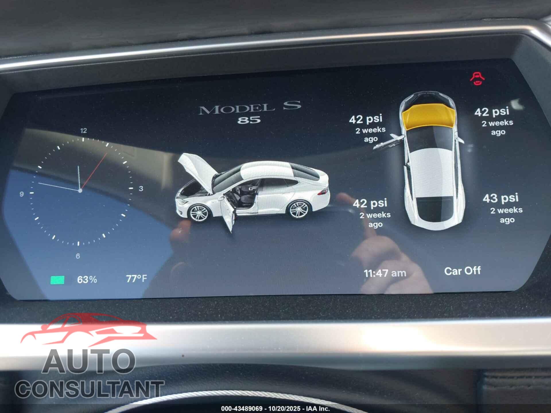 TESLA MODEL S 2013 - 5YJSA1CN7DFP27209