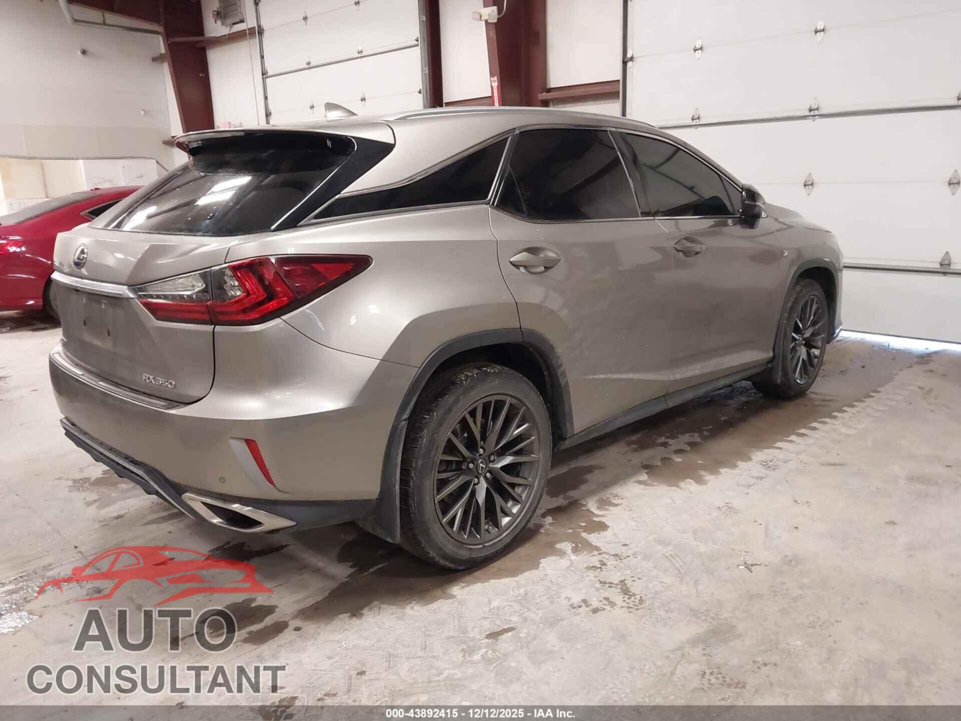 LEXUS RX 350 2017 - 2T2BZMCA6HC106332