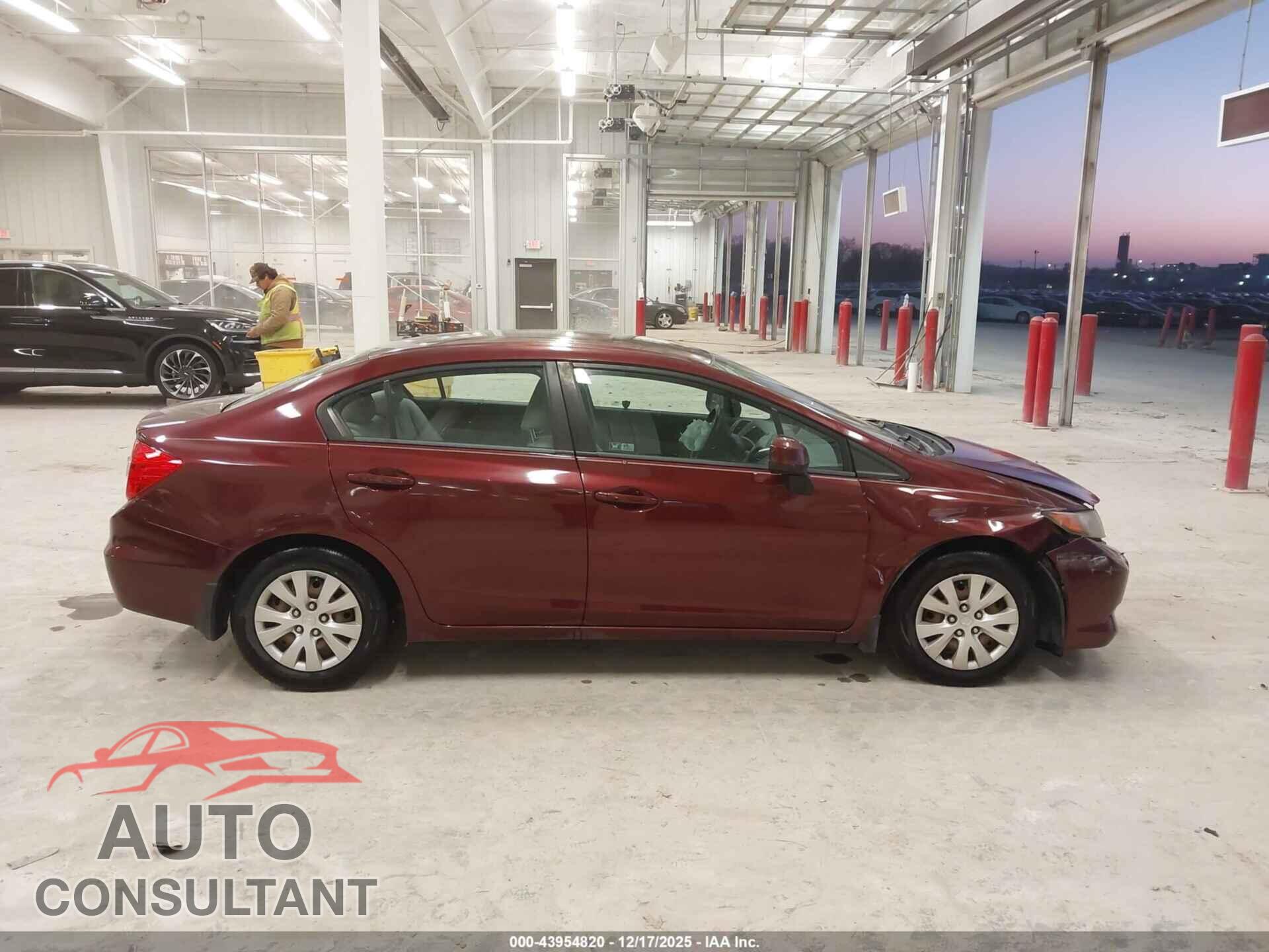HONDA CIVIC 2012 - 19XFB2F55CE065988