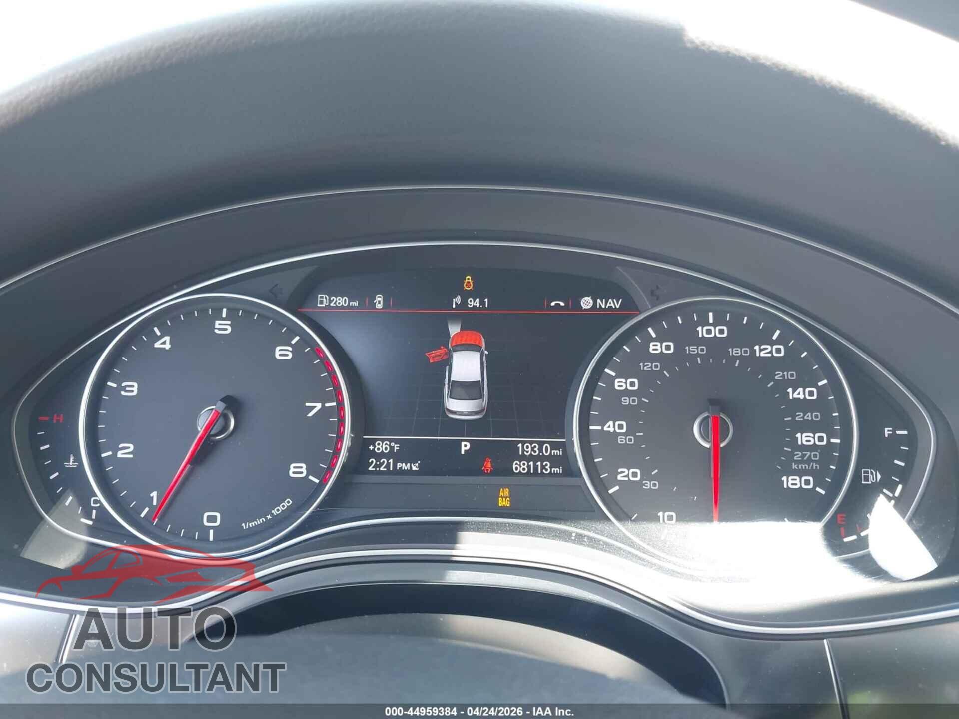 AUDI A6 2013 - WAUGFAFC0DN147834