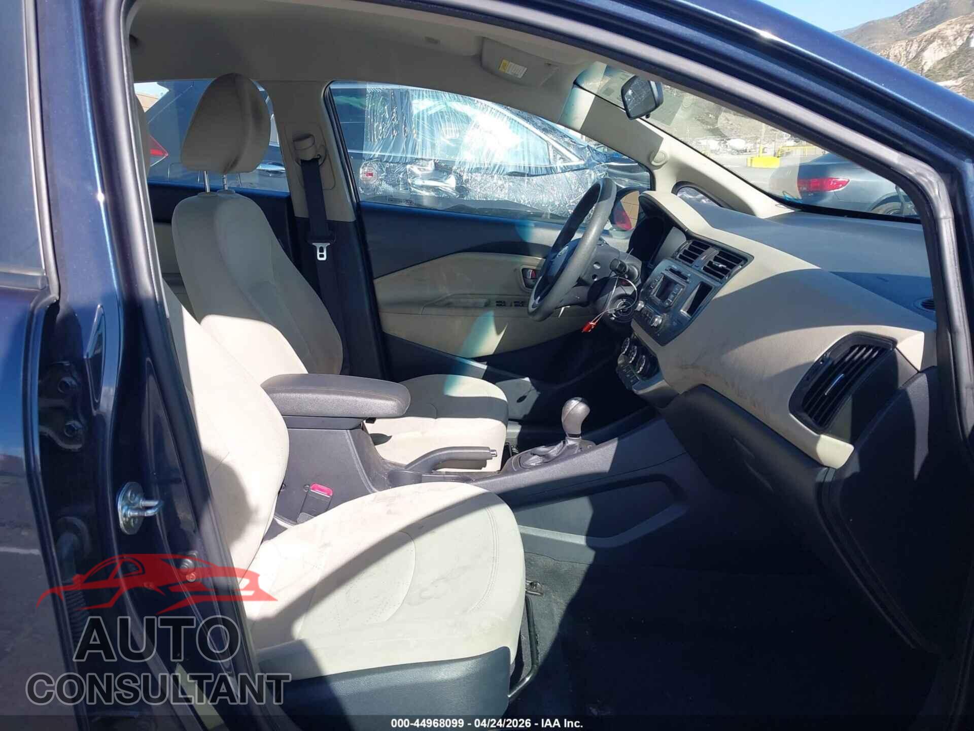 KIA RIO 2012 - KNADN4A34C6056704