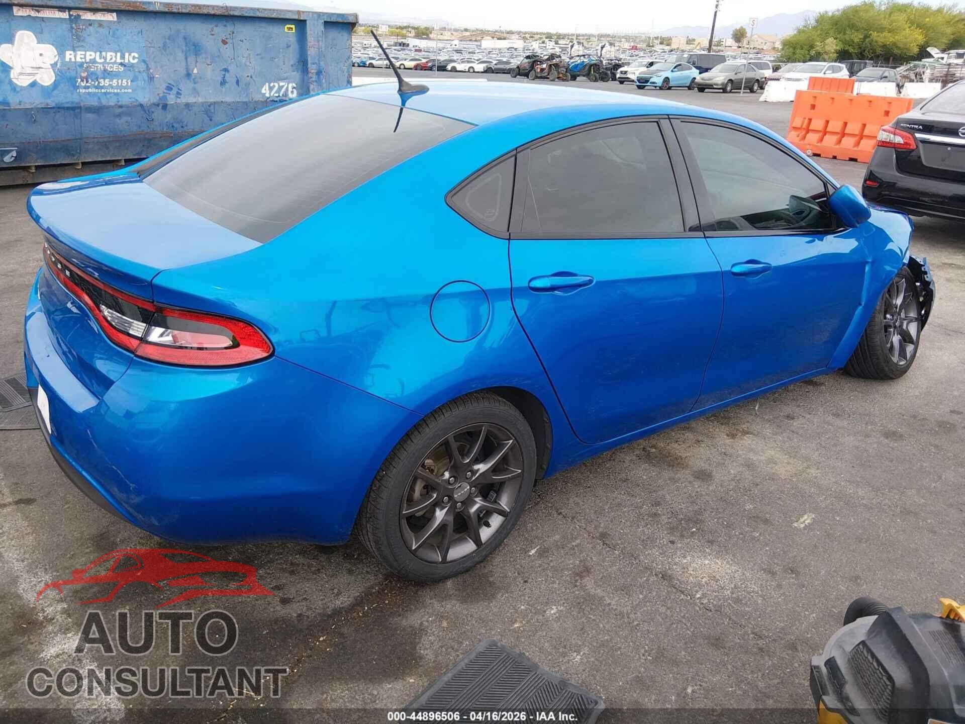 DODGE DART 2016 - 1C3CDFAA1GD728445