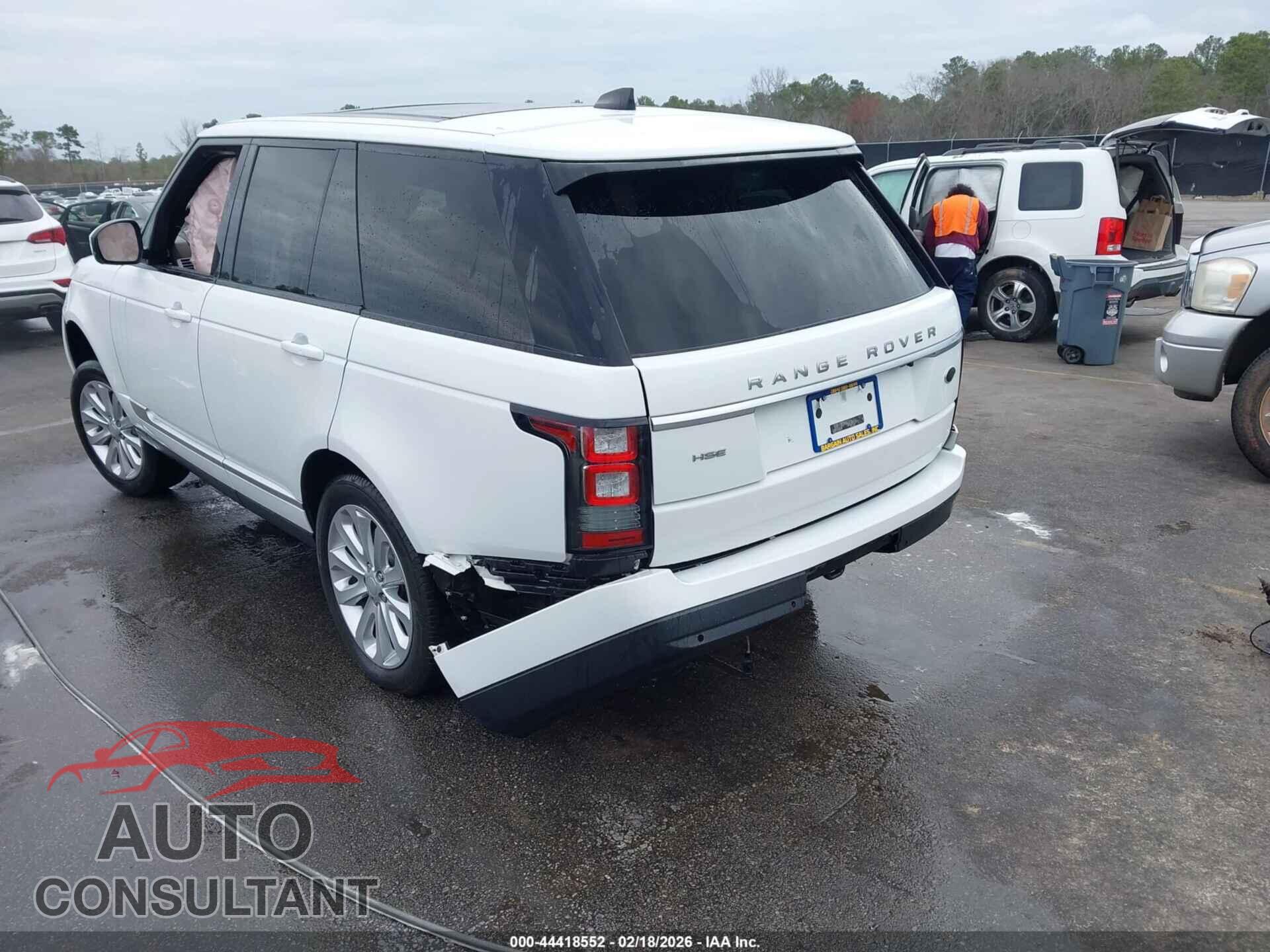 LAND ROVER RANGE ROVER 2017 - SALGS2FV2HA358836