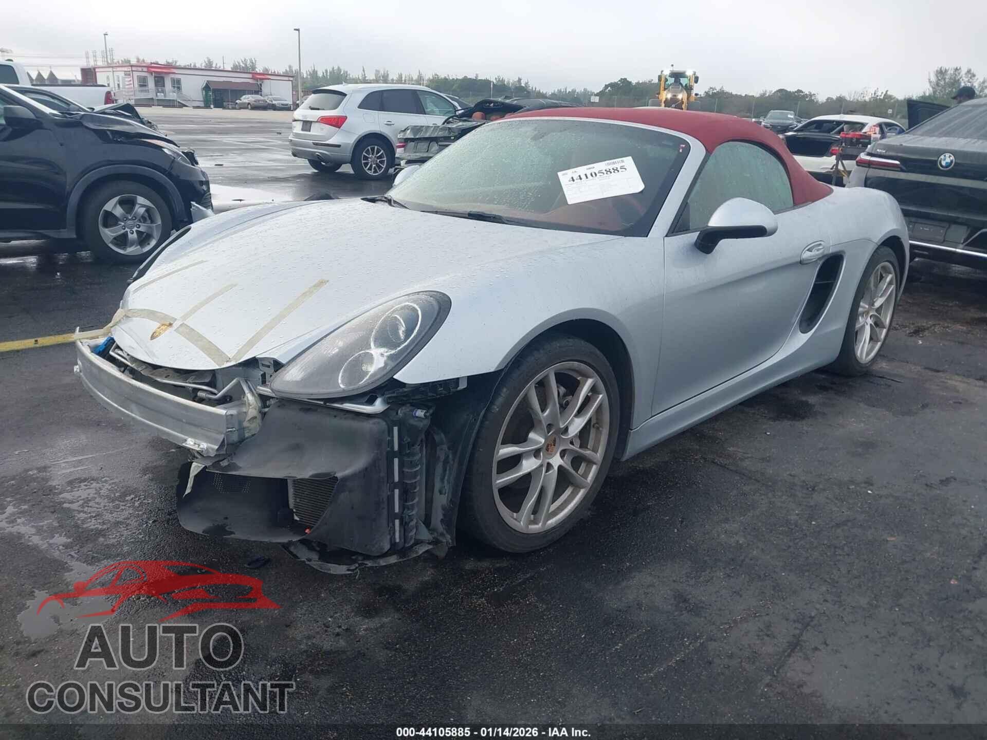 PORSCHE BOXSTER 2014 - WP0CA2A81ES120153