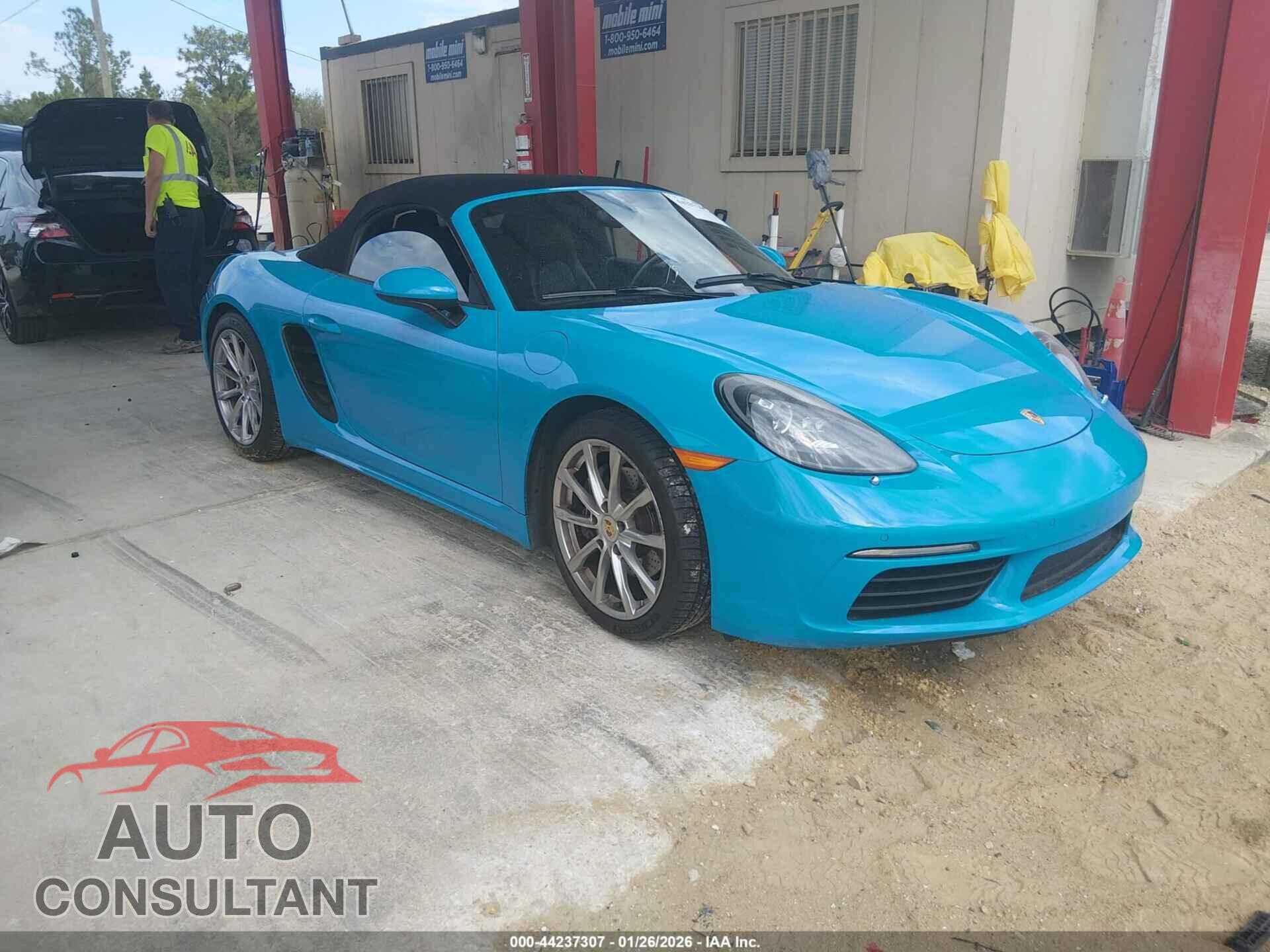 PORSCHE 718 BOXSTER 2017 - WP0CA2A83HS221005