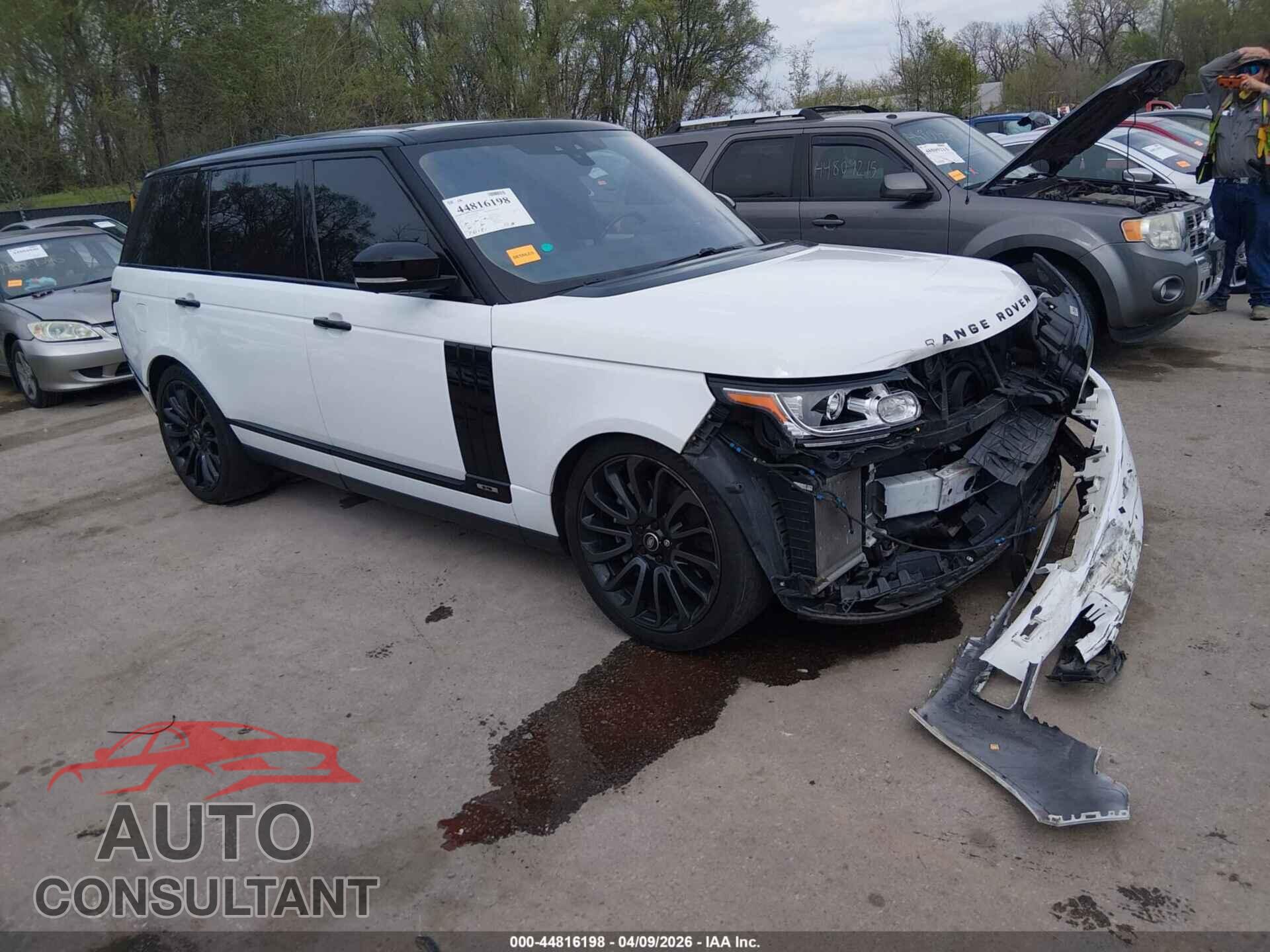 LAND ROVER RANGE ROVER 2017 - SALGS5FE3HA331209