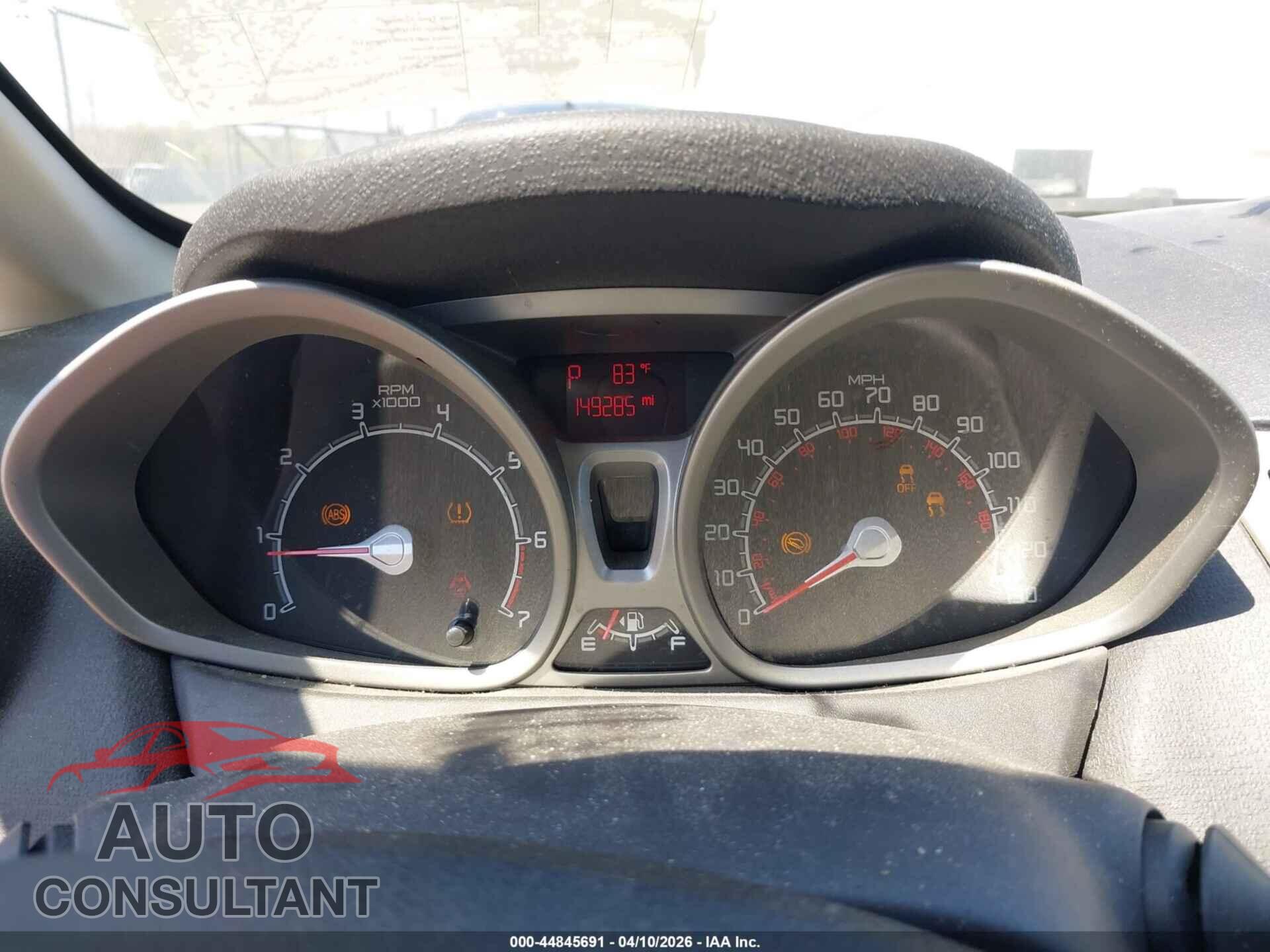 FORD FIESTA 2012 - 3FADP4EJ5CM169685