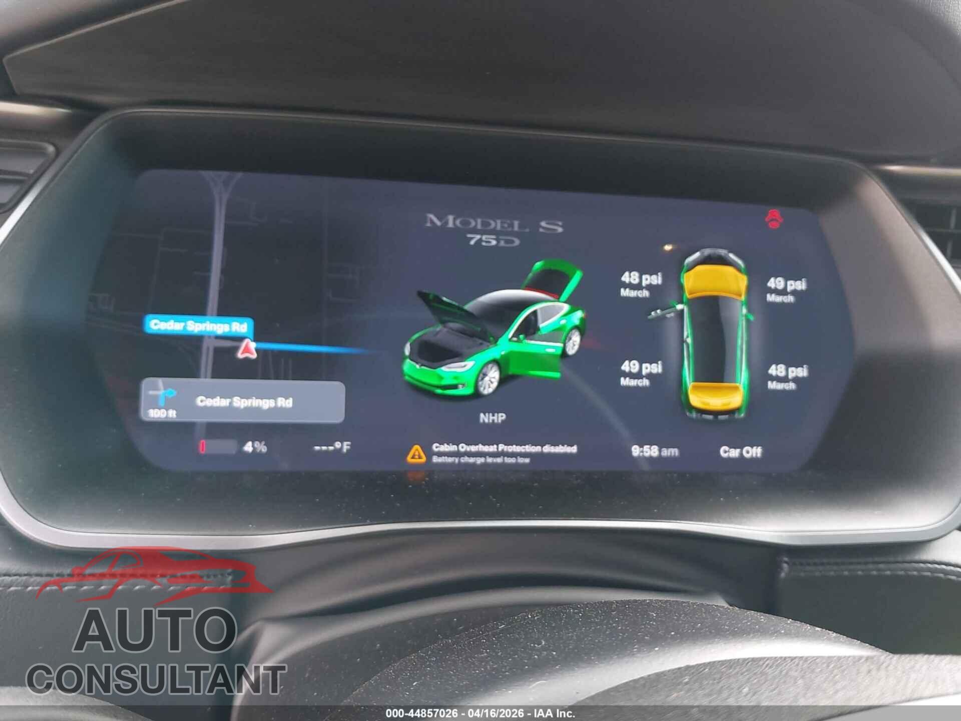 TESLA MODEL S 2018 - 5YJSA1E25JF294004