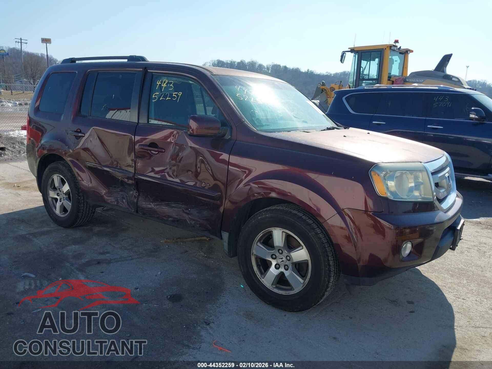 HONDA PILOT 2010 - 5FNYF4H4XAB028049