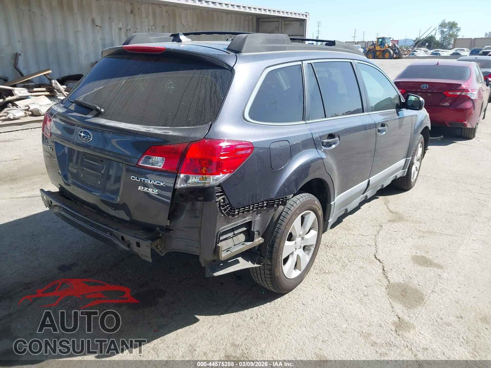 SUBARU OUTBACK 2011 - 4S4BRBFC8B3346659