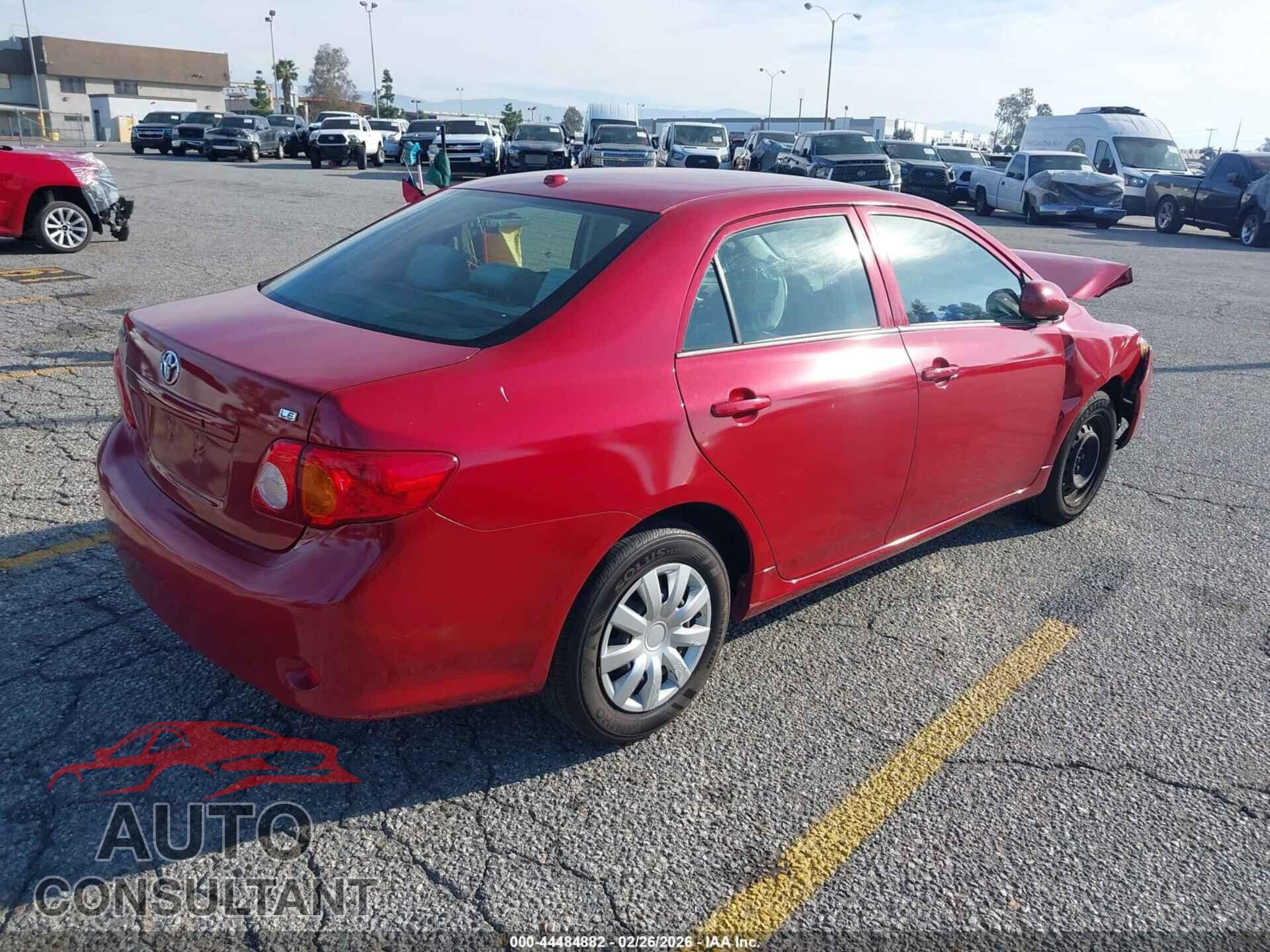 TOYOTA COROLLA 2009 - JTDBL40E199044536