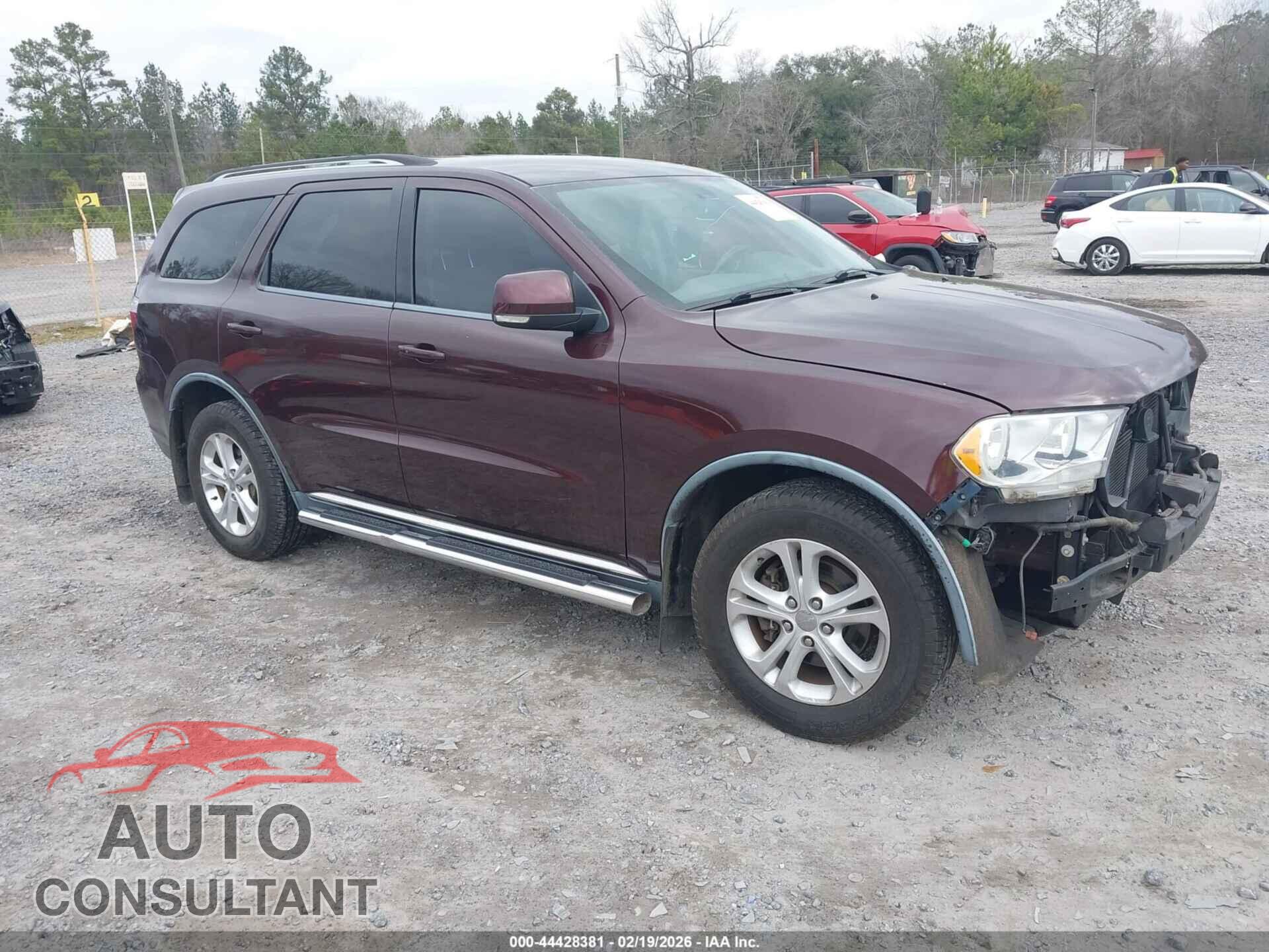 DODGE DURANGO 2012 - 1C4RDHDG5CC210744