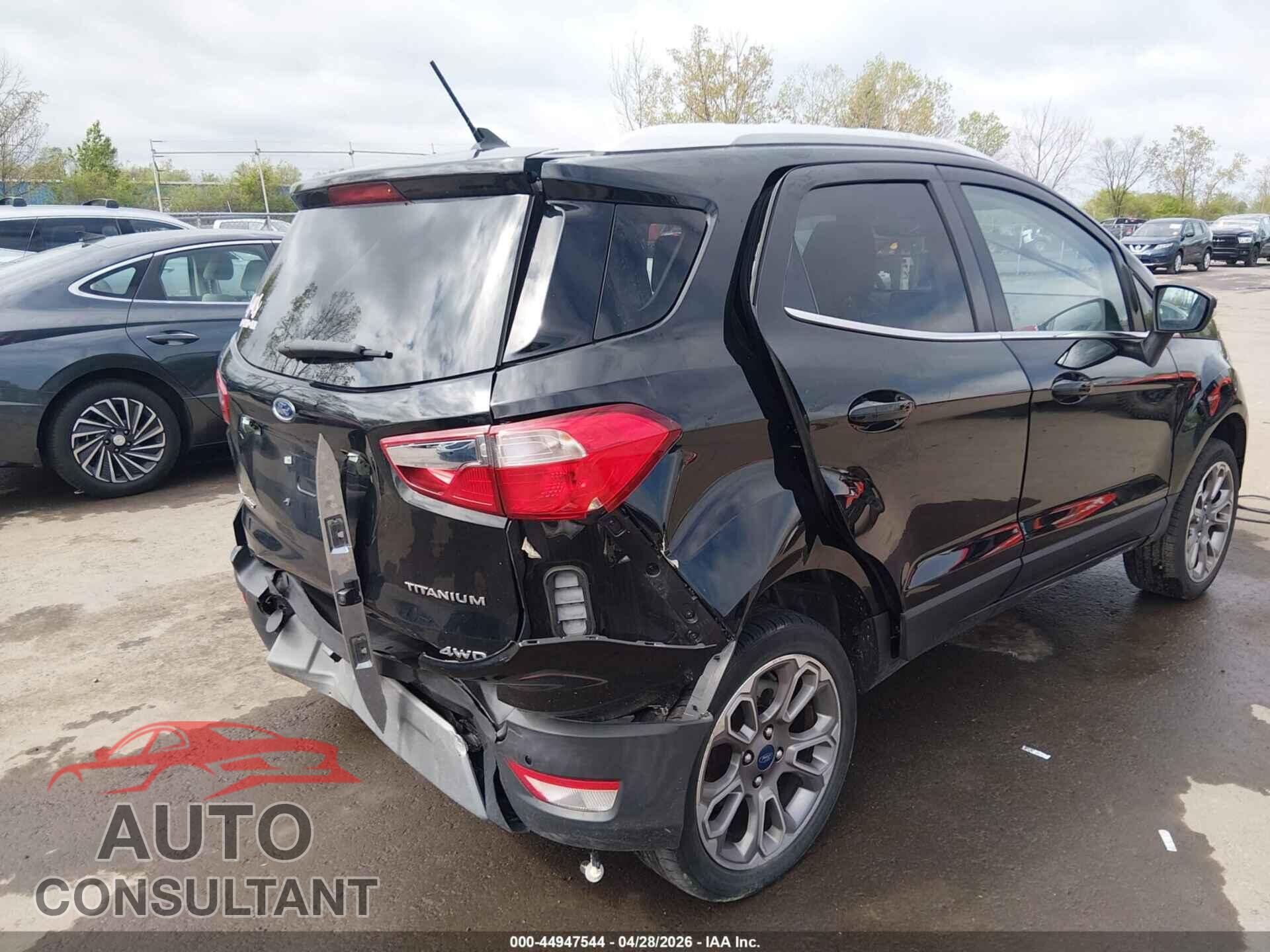 FORD ECOSPORT 2019 - MAJ6S3KL4KC254377