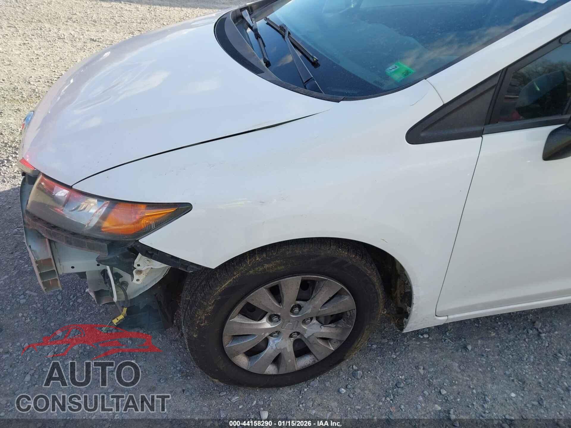 HONDA CIVIC 2012 - 2HGFB2F50CH576305
