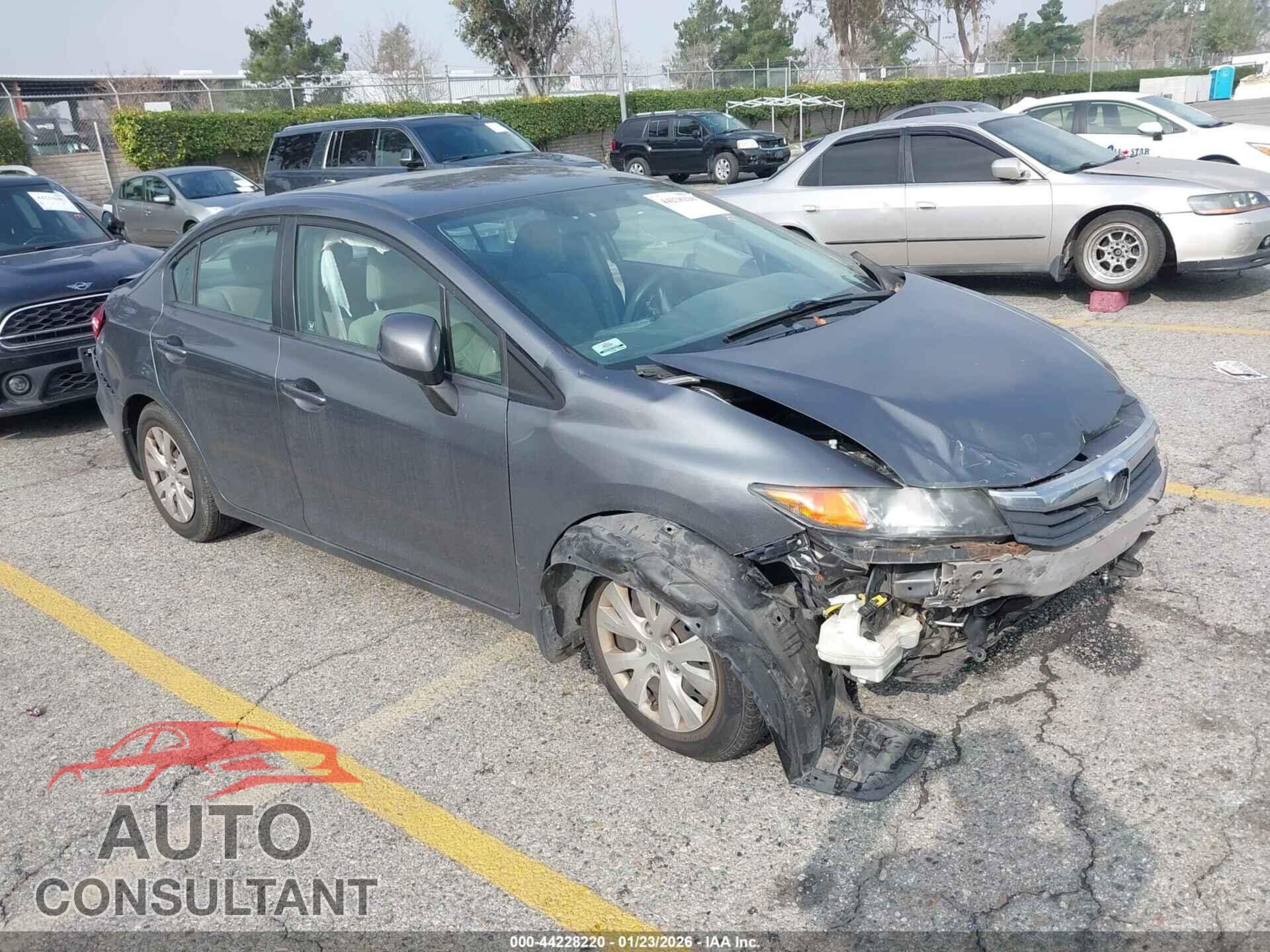HONDA CIVIC 2012 - 19XFB2F56CE003175