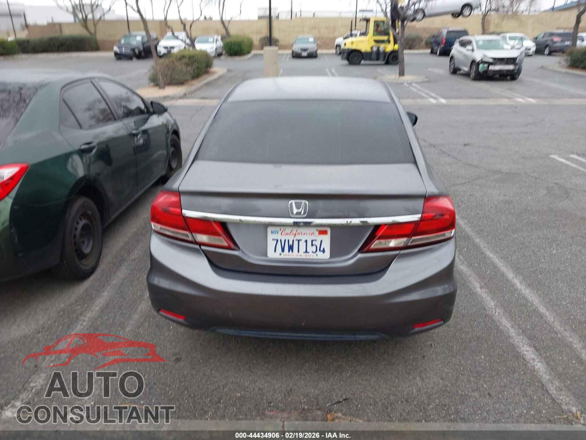 HONDA CIVIC 2014 - 19XFB2F5XEE271567