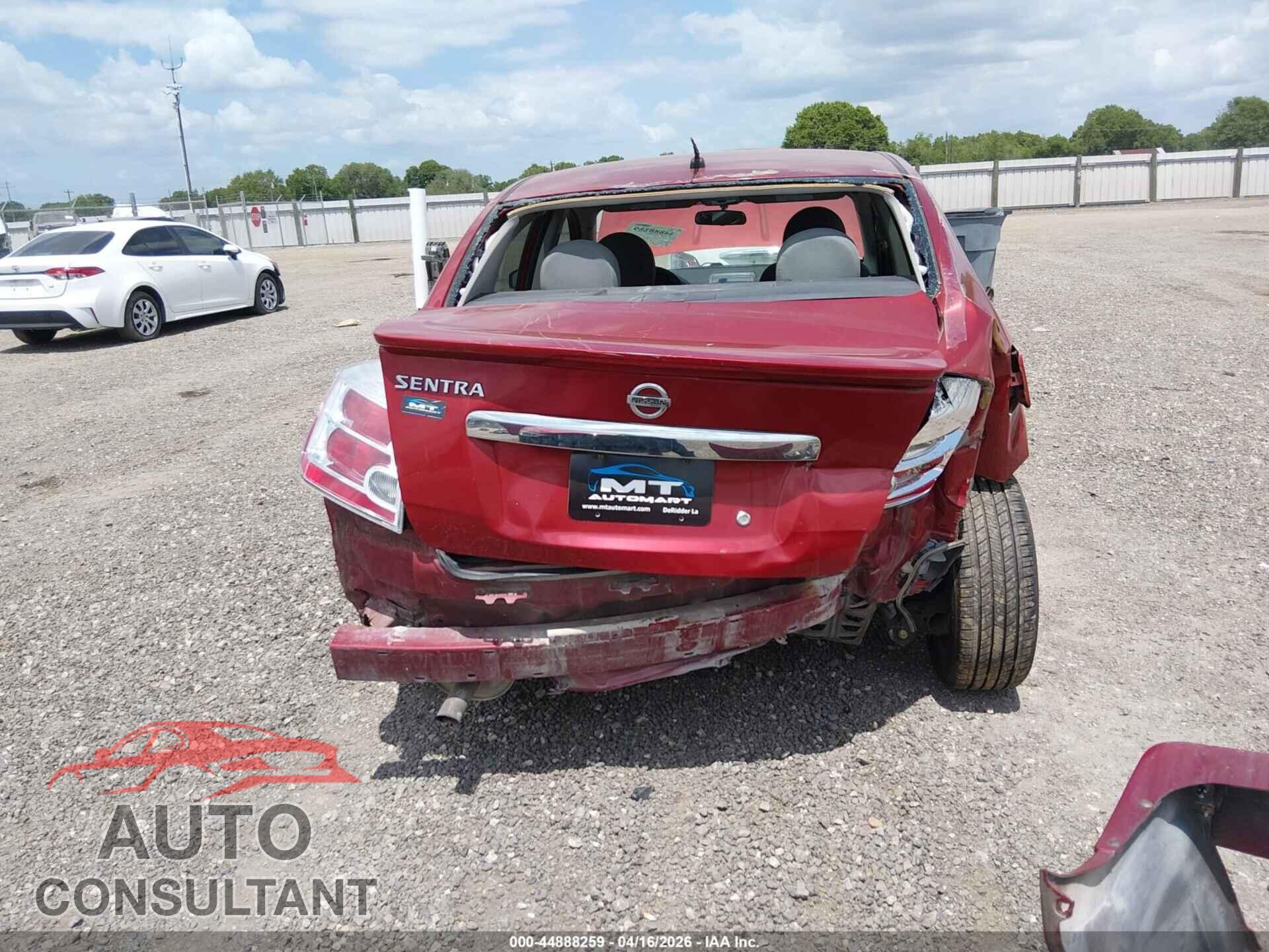 NISSAN SENTRA 2012 - 3N1AB6AP4CL770533