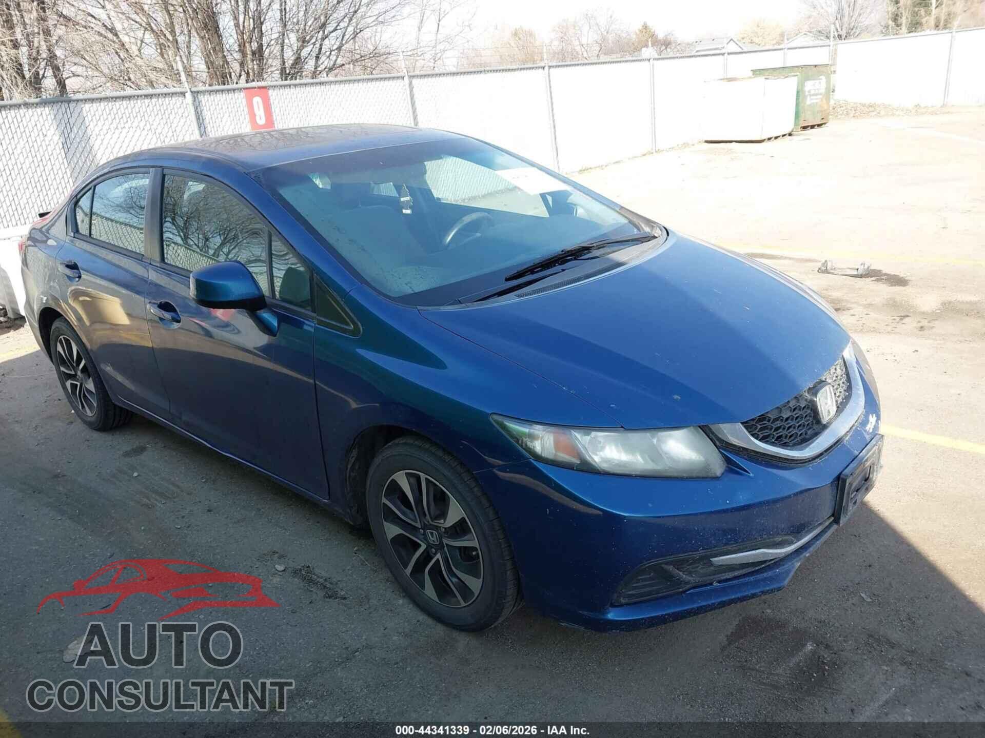 HONDA CIVIC 2013 - 19XFB2F89DE236978