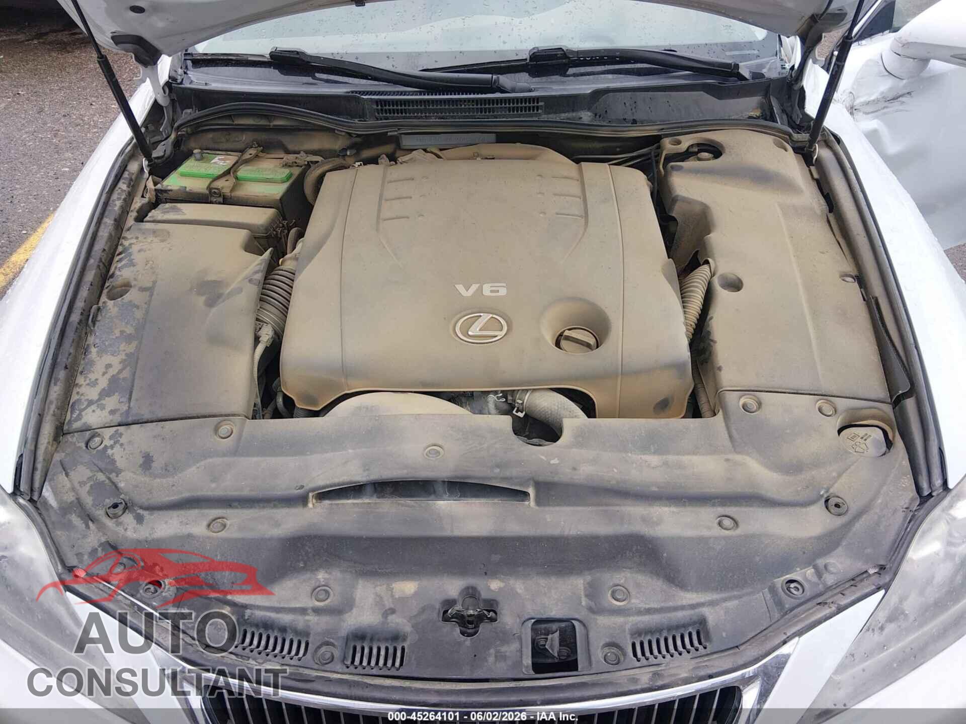 LEXUS IS 250 2011 - JTHCF5C20B5052576