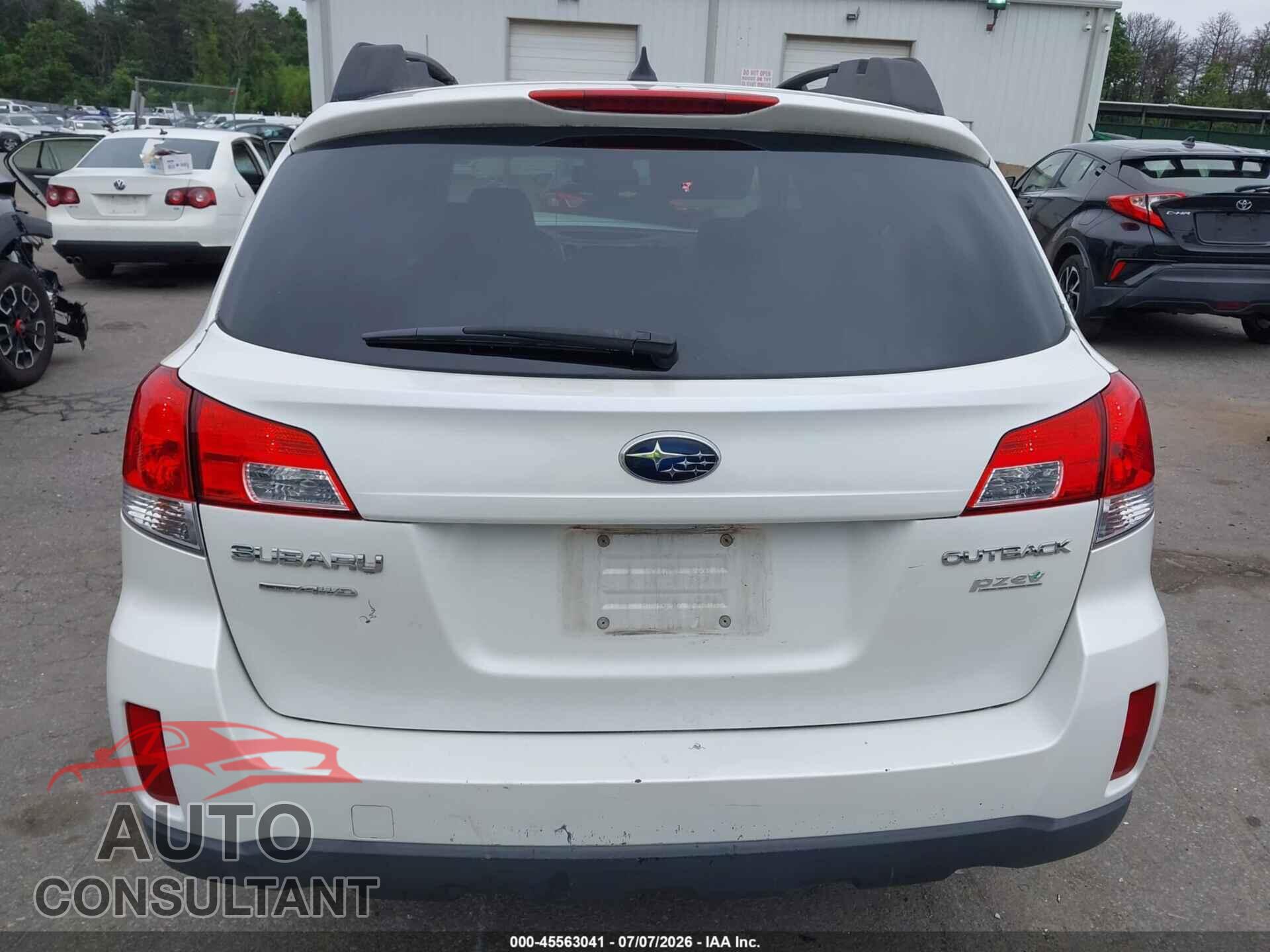 SUBARU OUTBACK 2014 - 4S4BRBCC6E3246567