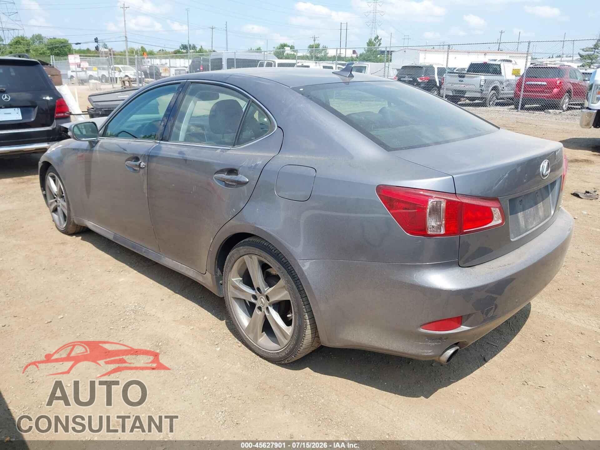 LEXUS IS 250 2012 - JTHBF5C28C5157718