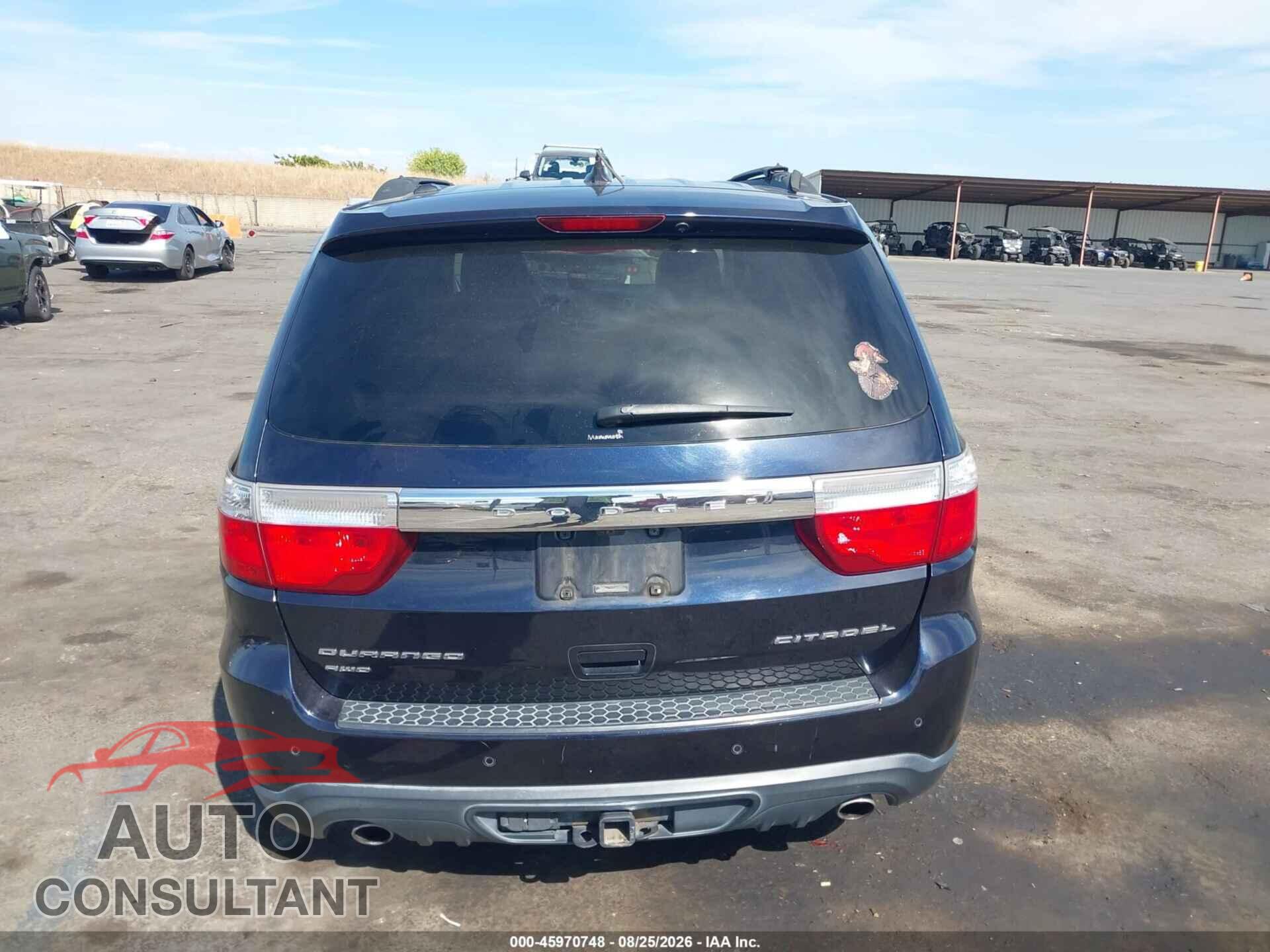 DODGE DURANGO 2011 - 1D4SE5GT7BC700268