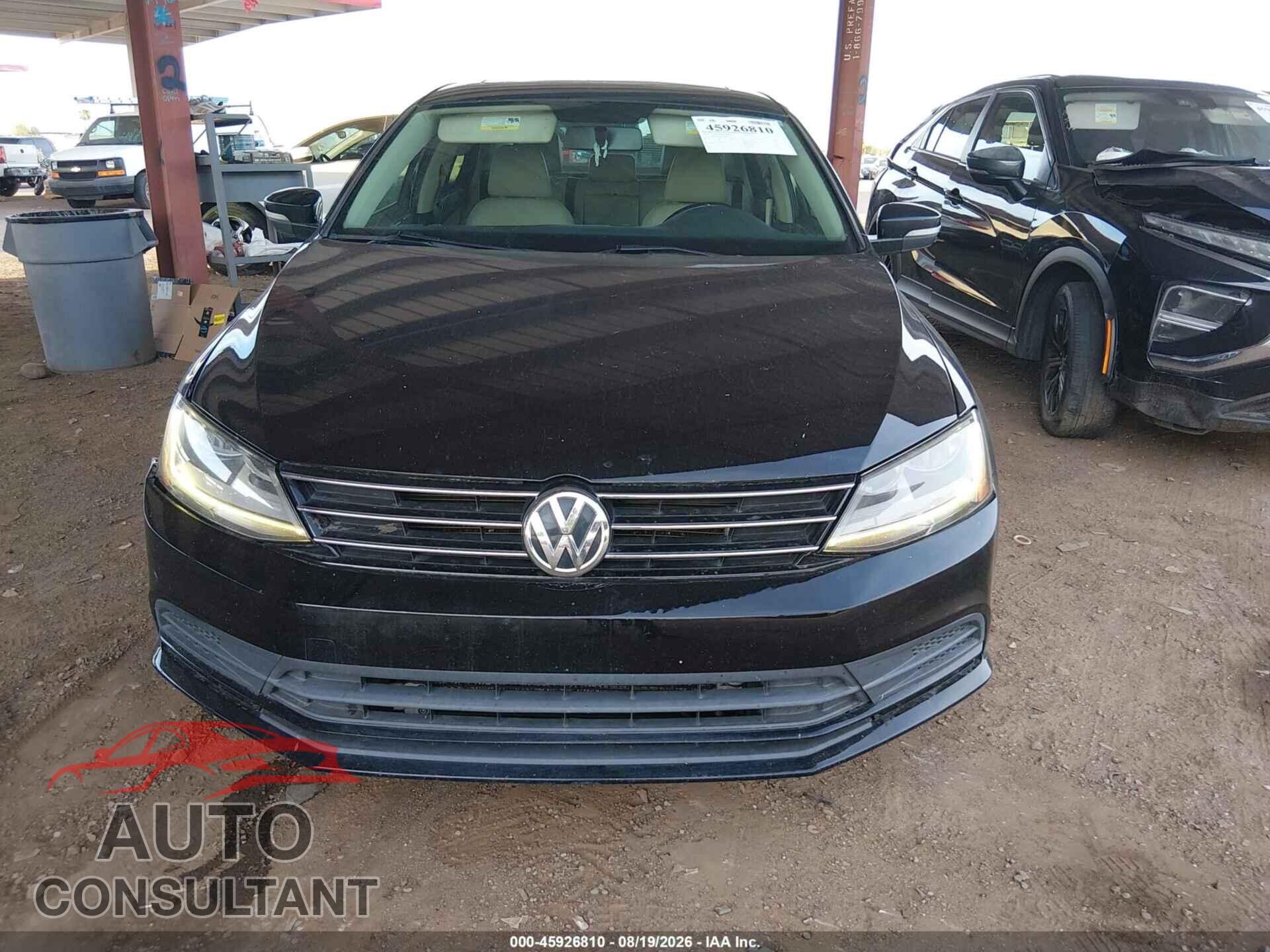 VOLKSWAGEN JETTA 2017 - 3VWDB7AJ9HM291762