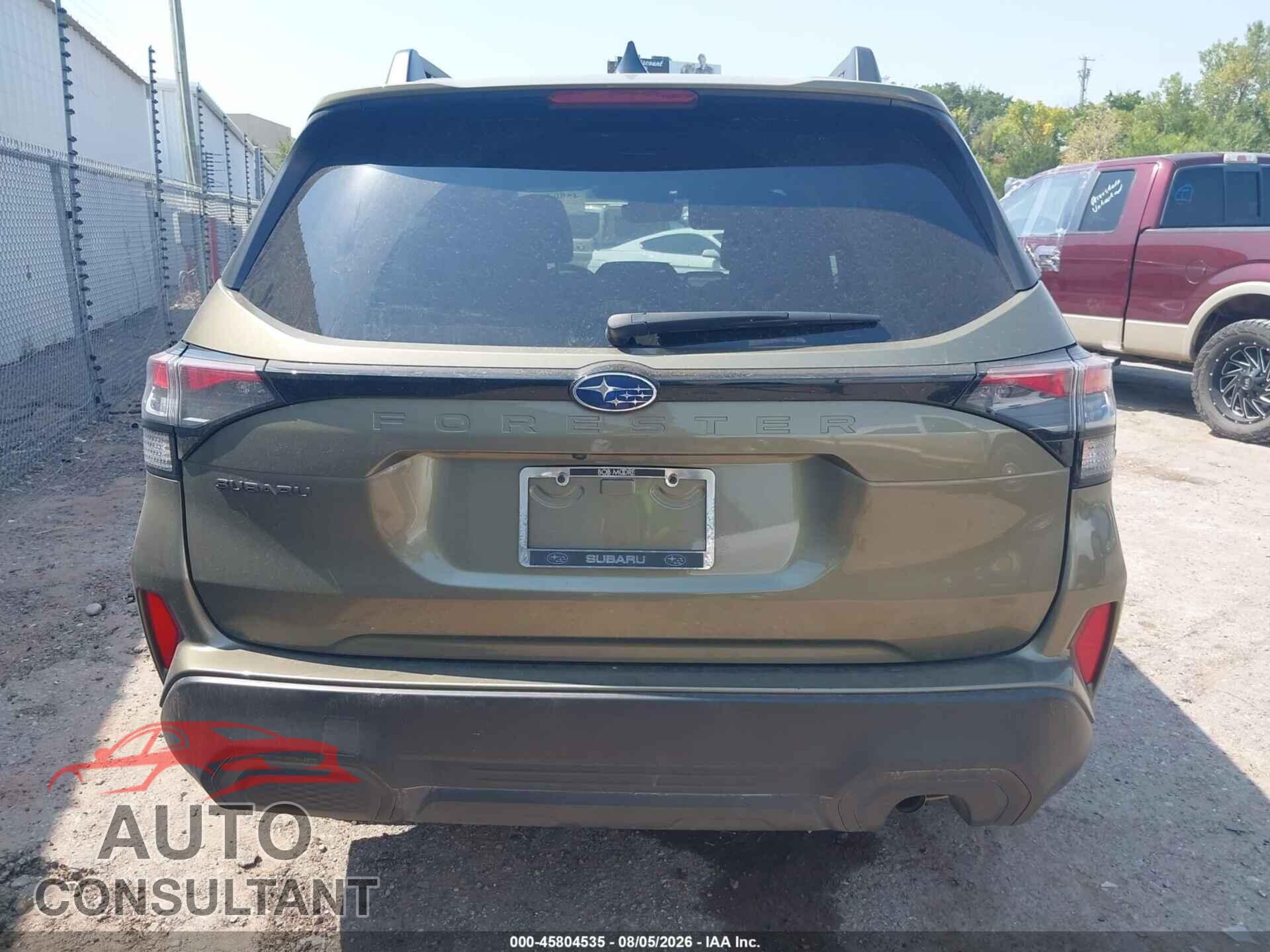 SUBARU FORESTER 2025 - JF2SLDDC2SH482830