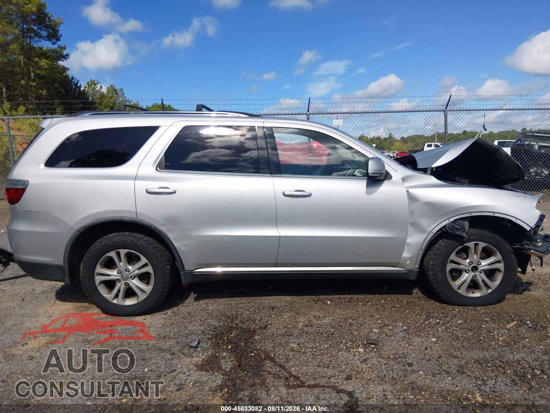 DODGE DURANGO 2012 - 1C4RDJDG6CC107565