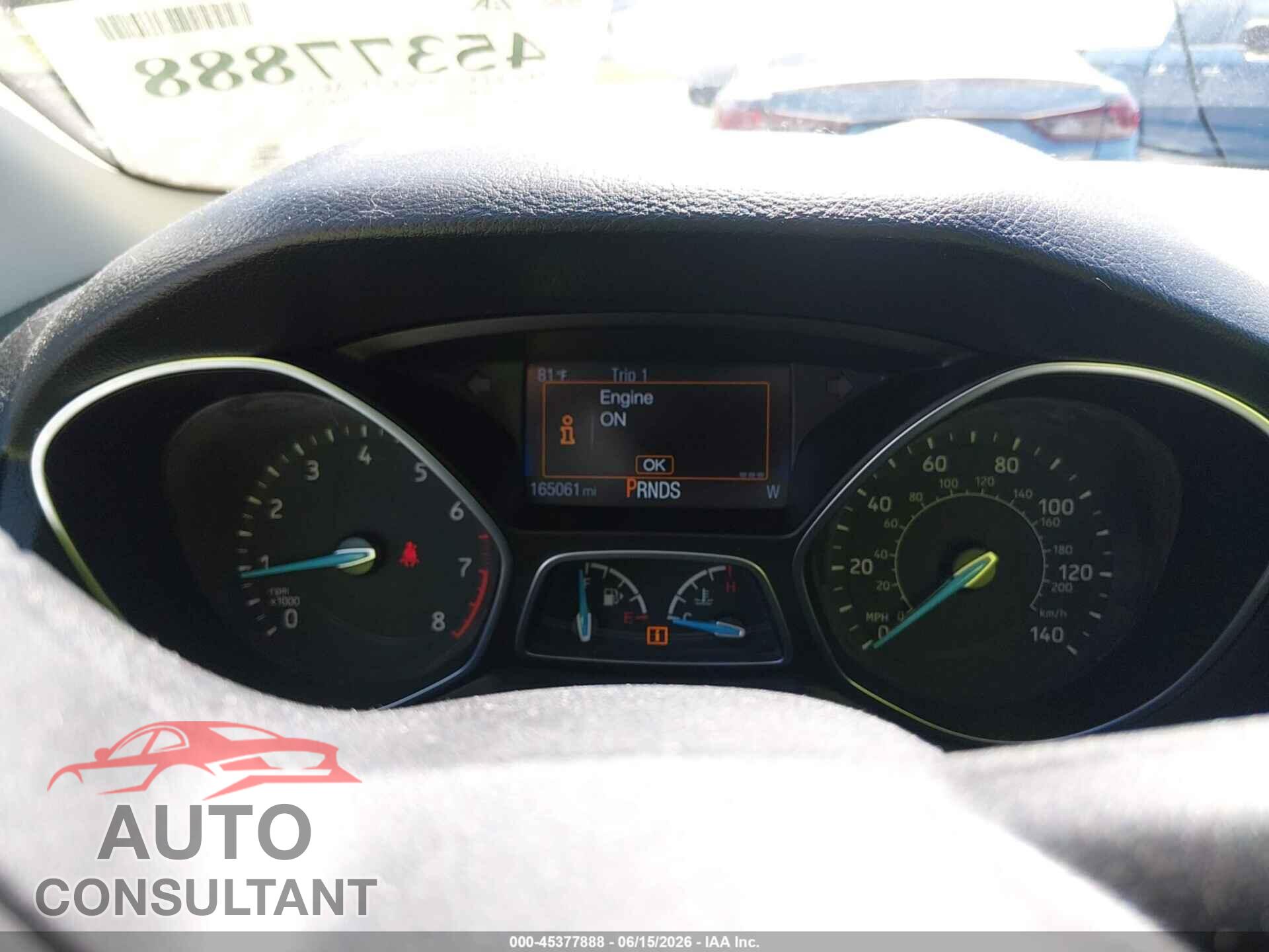 FORD FOCUS 2015 - 1FADP3F25FL342189