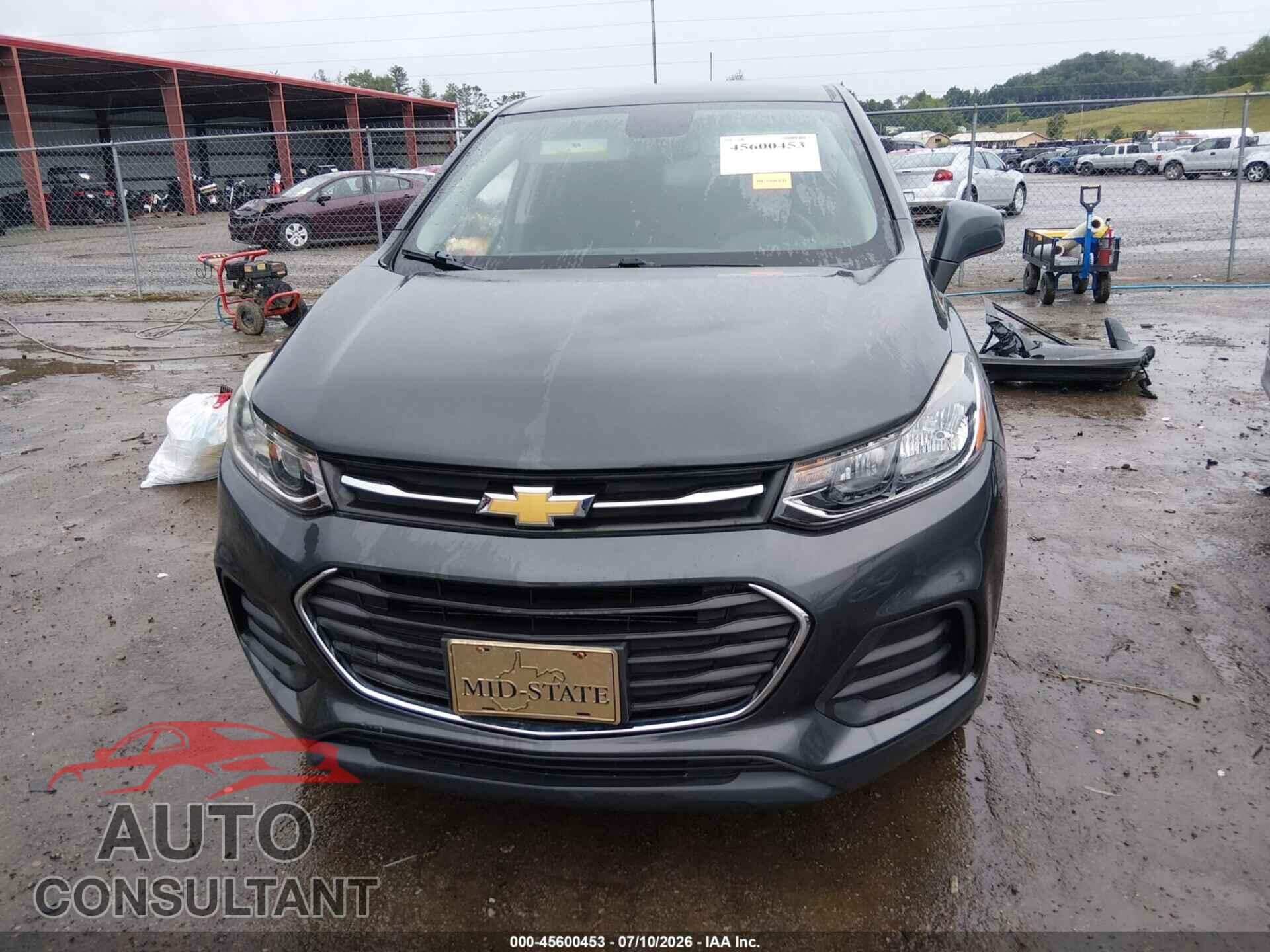 CHEVROLET TRAX 2019 - 3GNCJNSB3KL158285