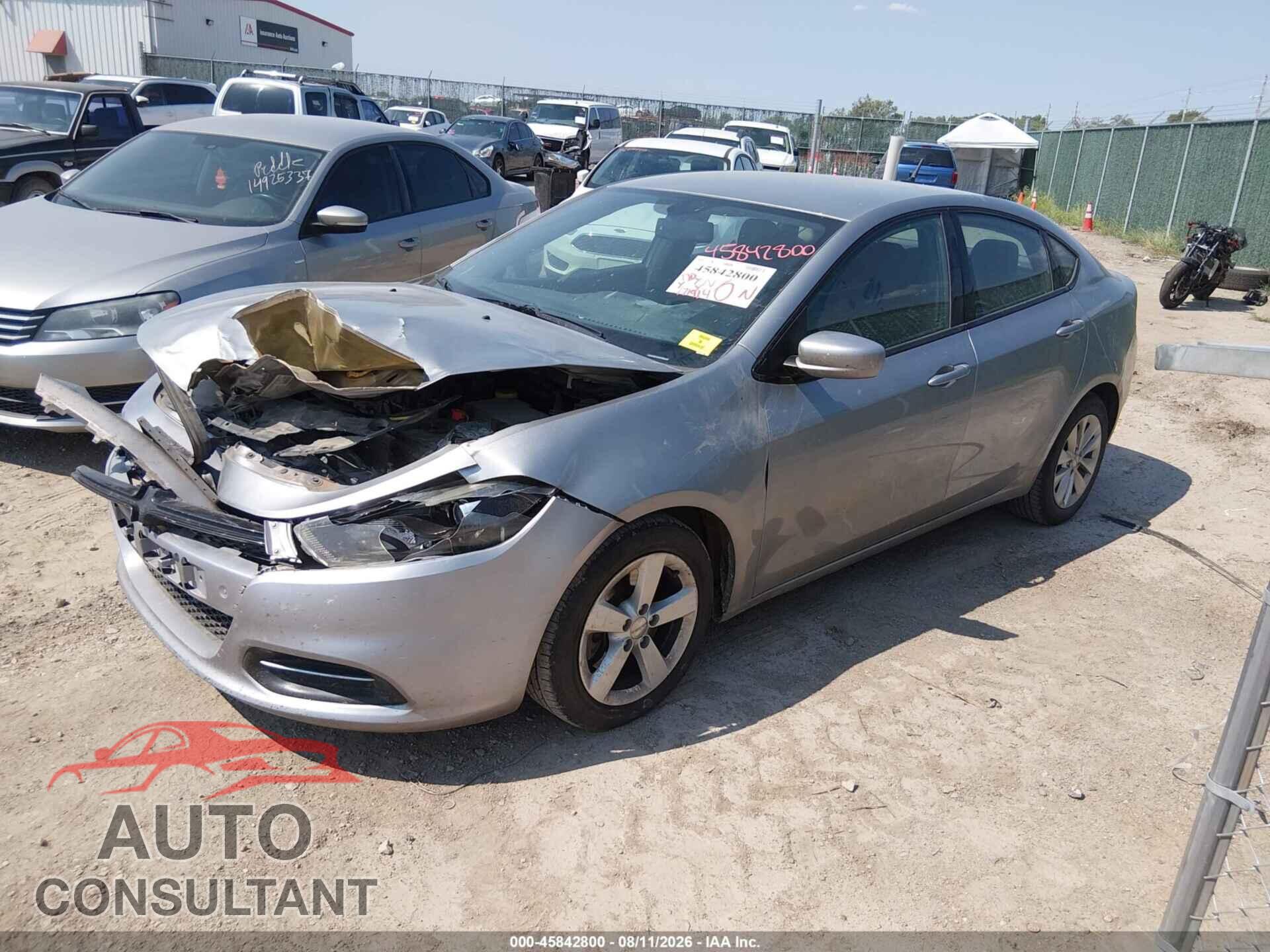 DODGE DART 2014 - 1C3CDFBB7ED917735