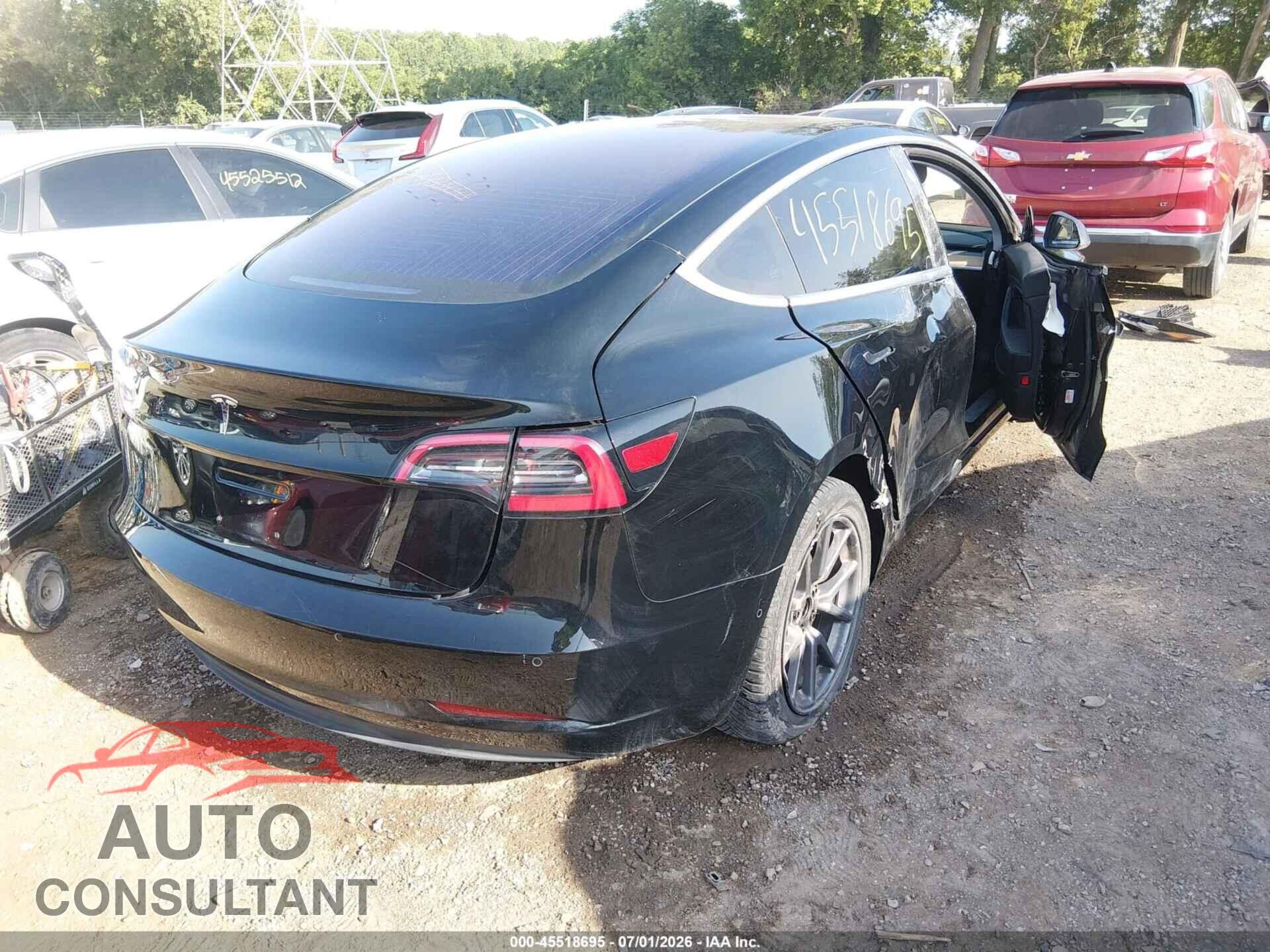 TESLA MODEL 3 2018 - 5YJ3E1EA9JF011443