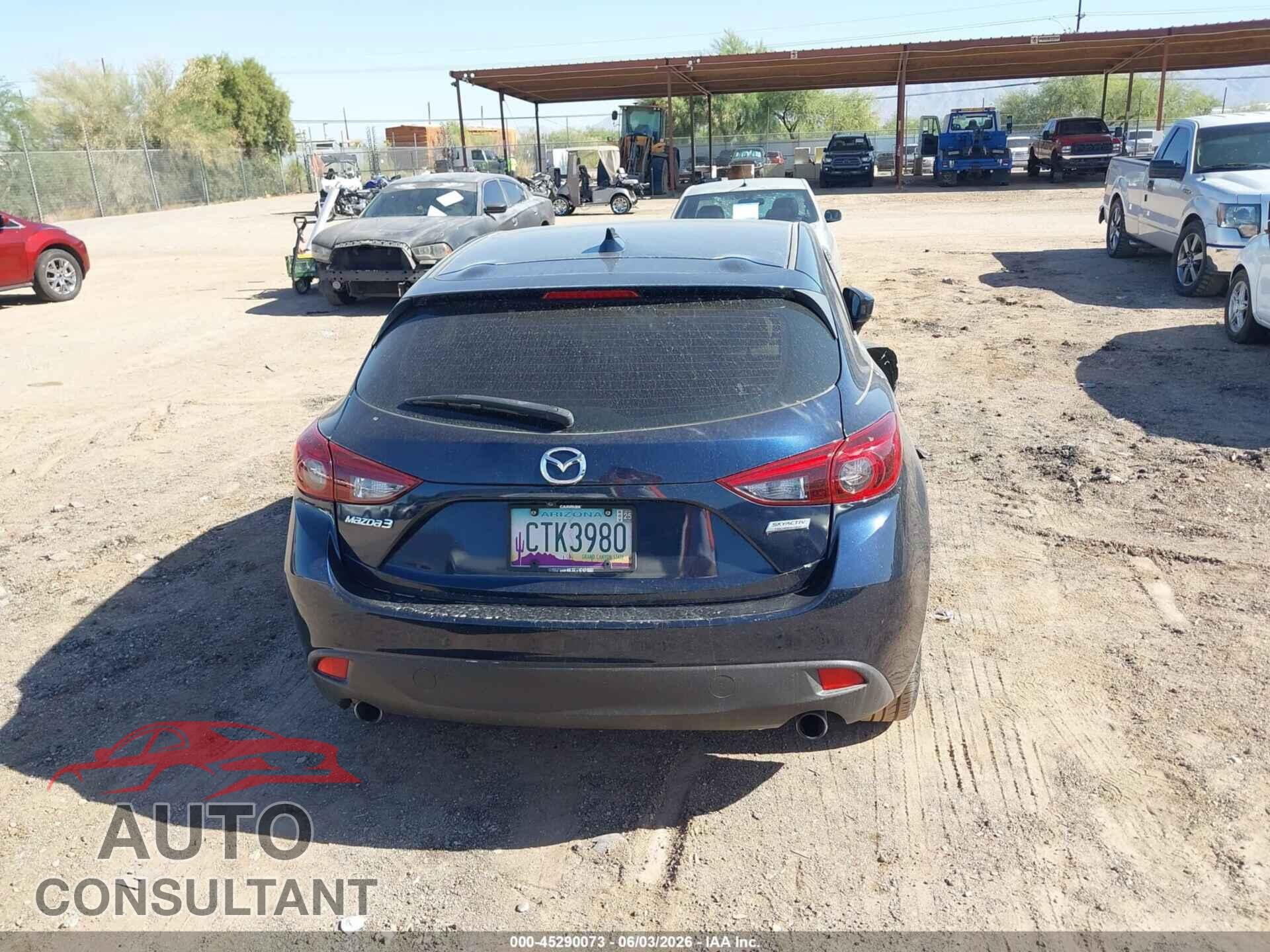 MAZDA MAZDA3 2016 - JM1BM1N31G1280098