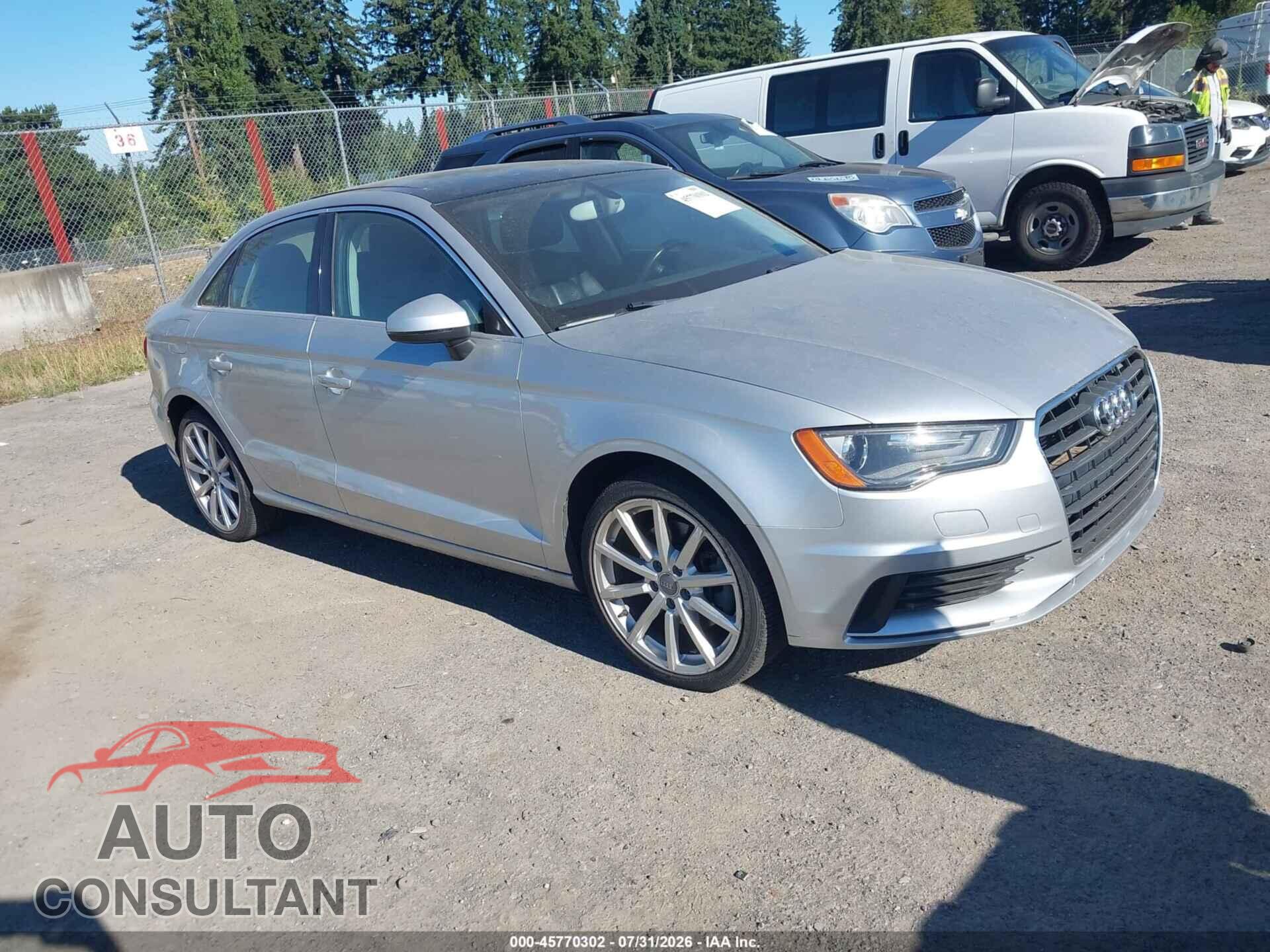 AUDI A3 2015 - WAUACGFF1F1004753