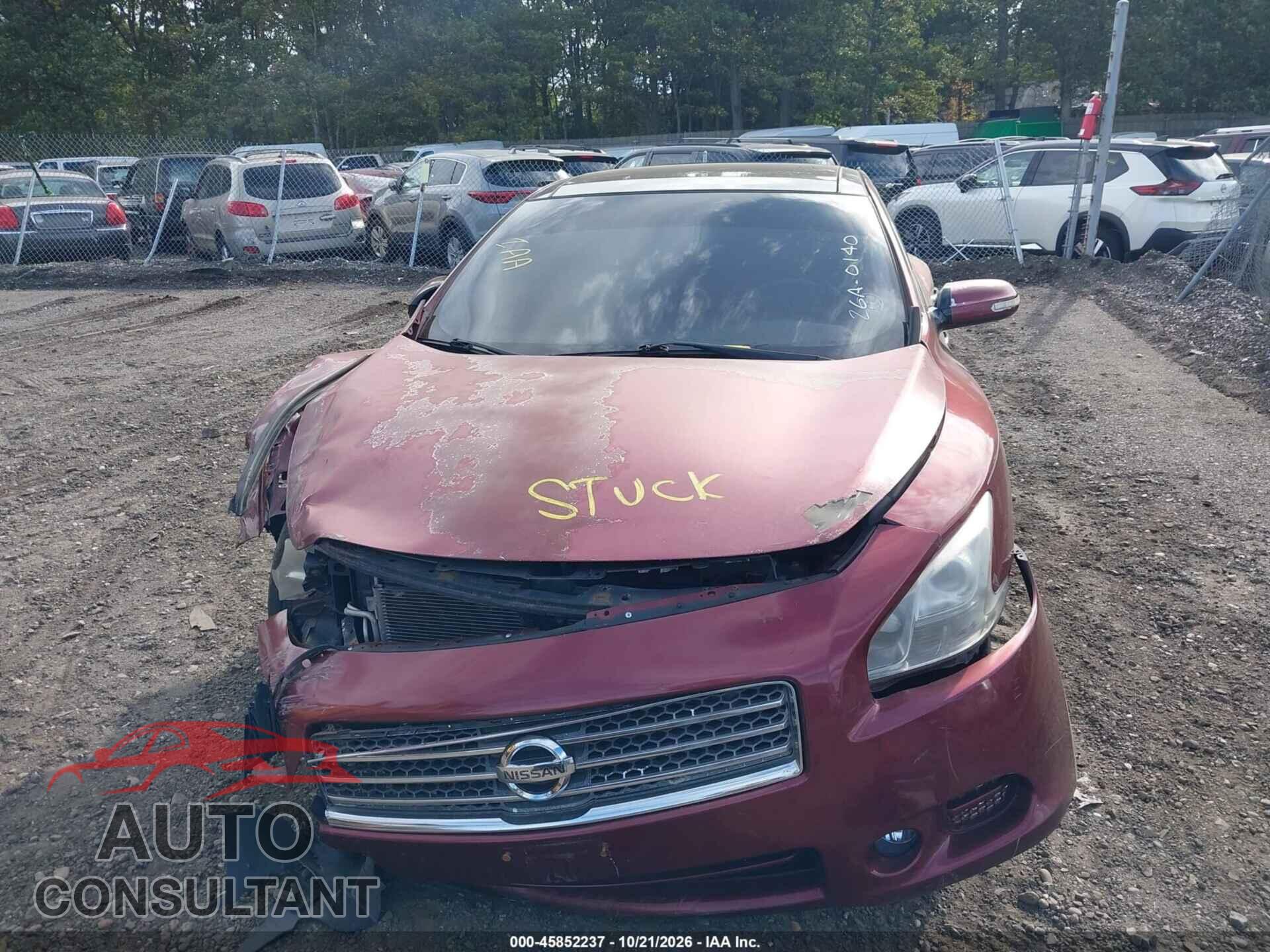NISSAN MAXIMA 2012 - 1N4AA5AP8CC840160