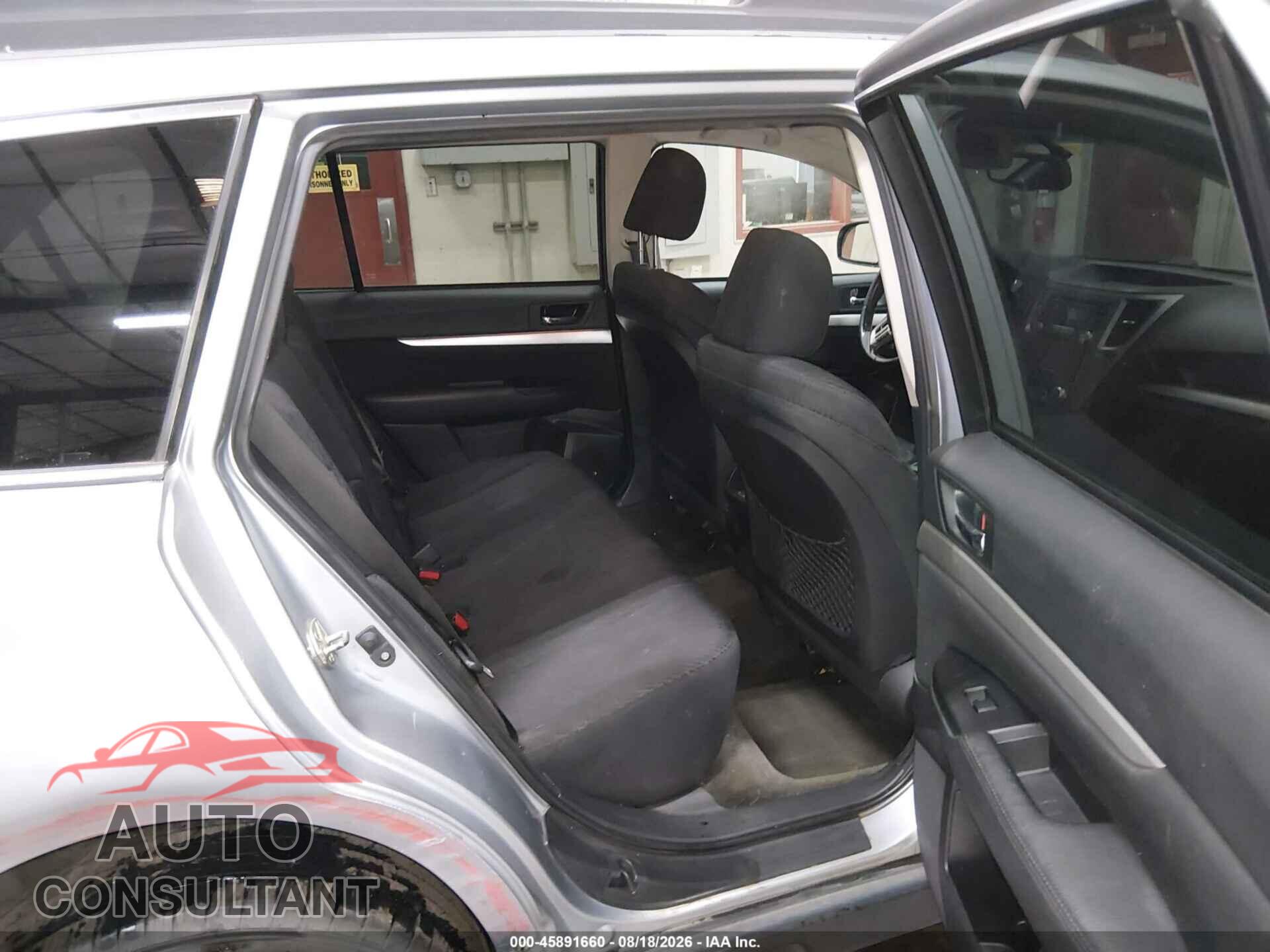 SUBARU OUTBACK 2012 - 4S4BRBCC5C3275331