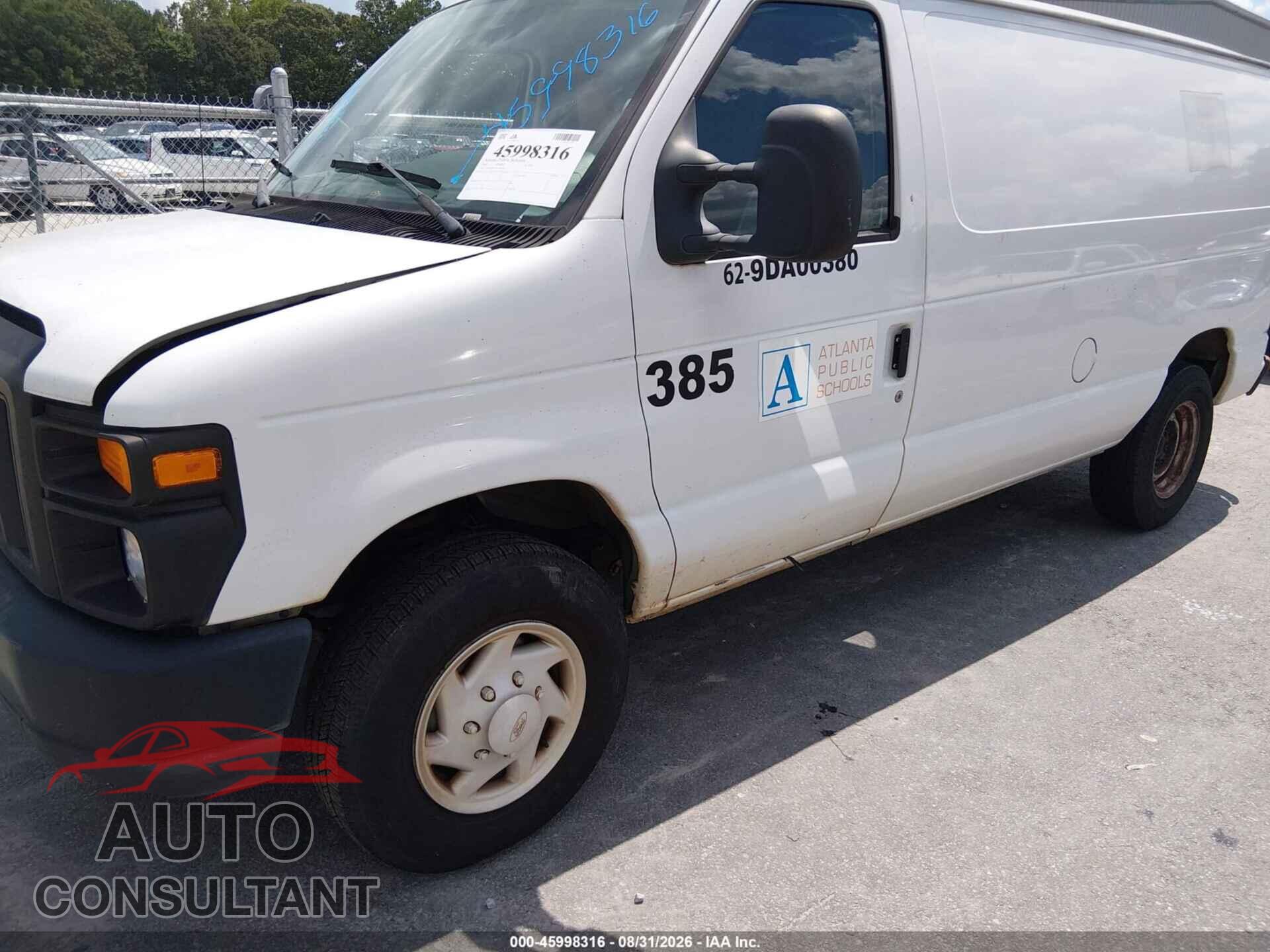 FORD E-250 2009 - 1FTNE24W29DA00380