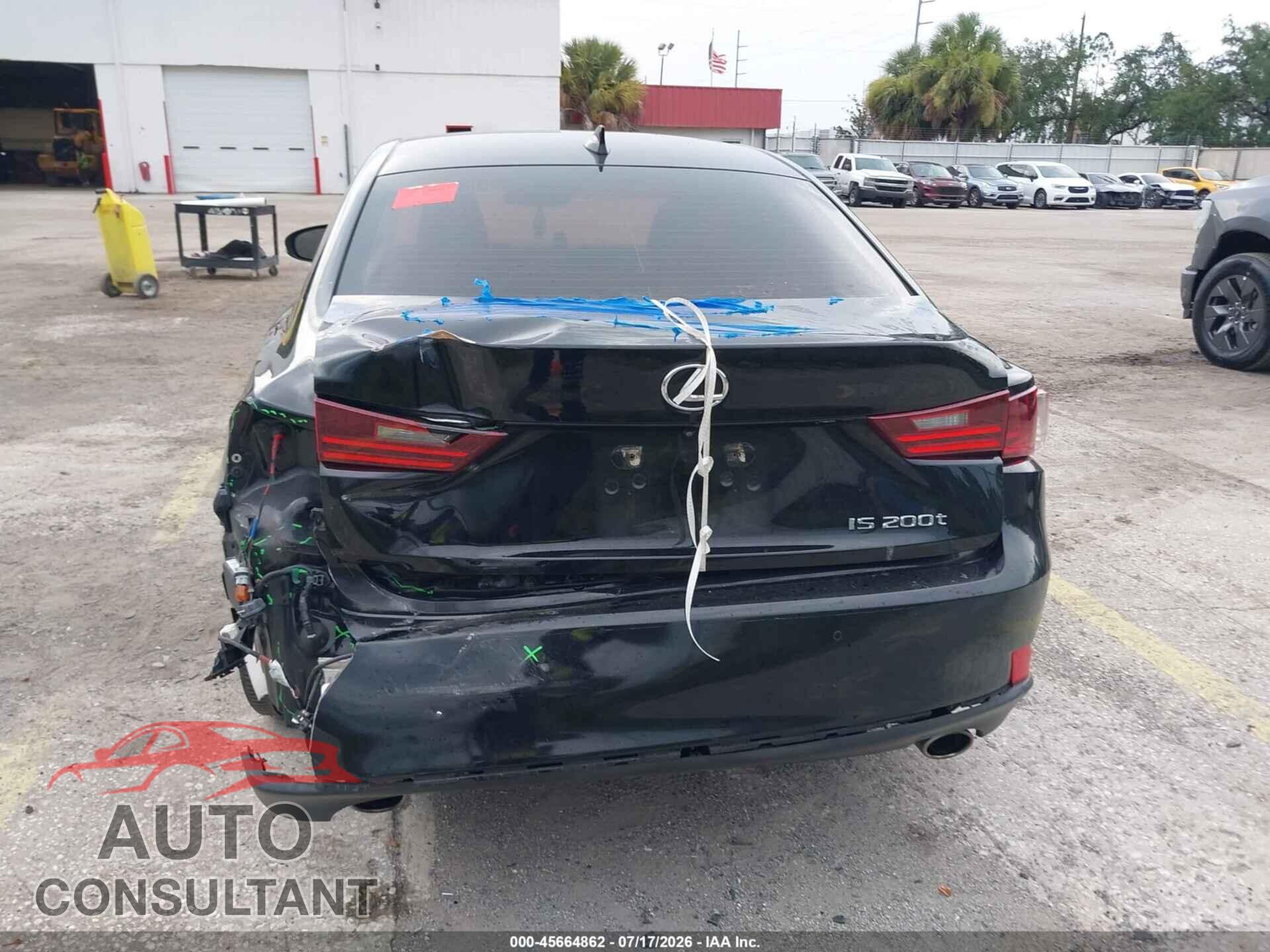 LEXUS IS 200T 2016 - JTHBA1D2XG5008951