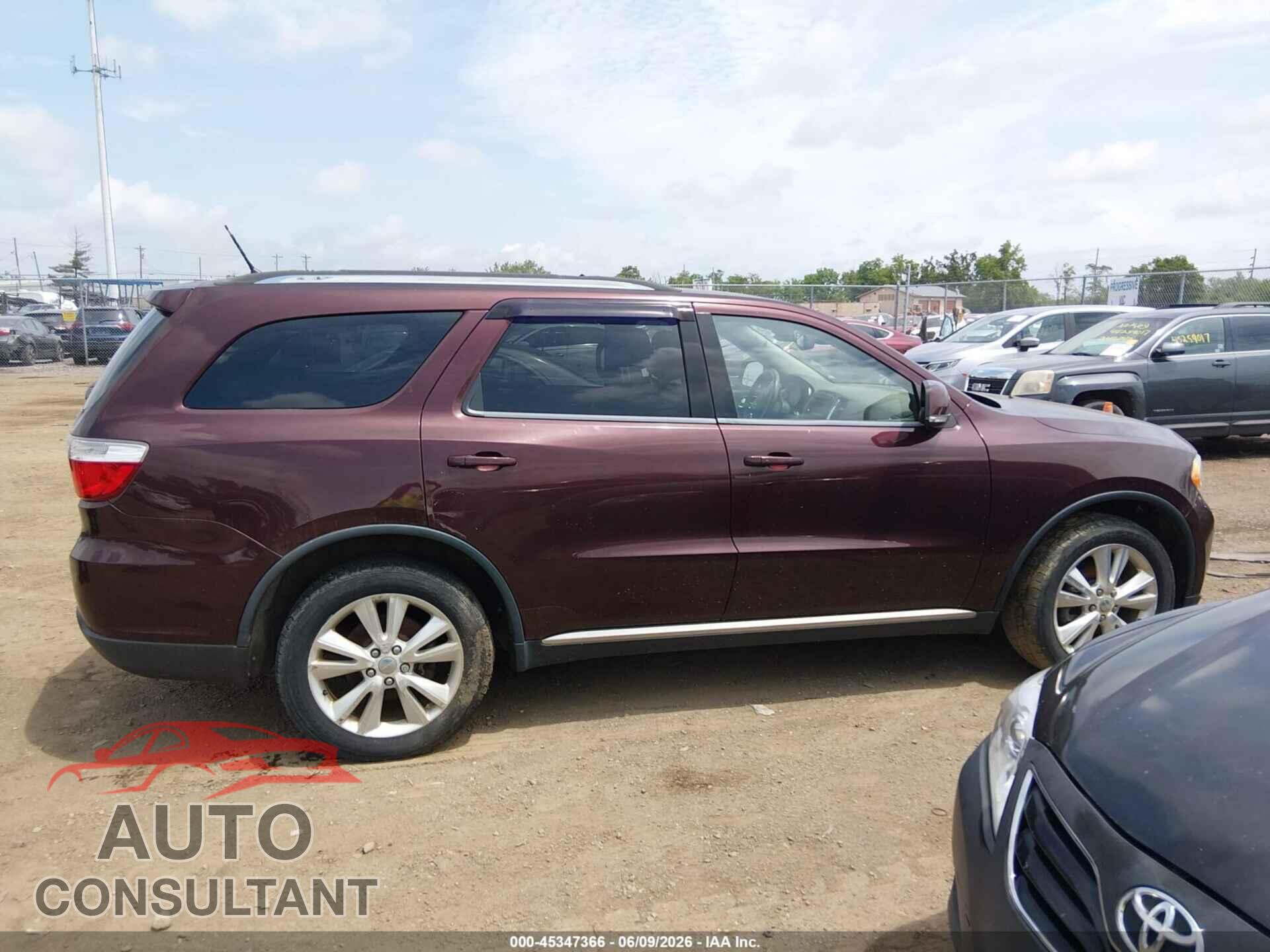 DODGE DURANGO 2012 - 1C4RDJDG6CC336926