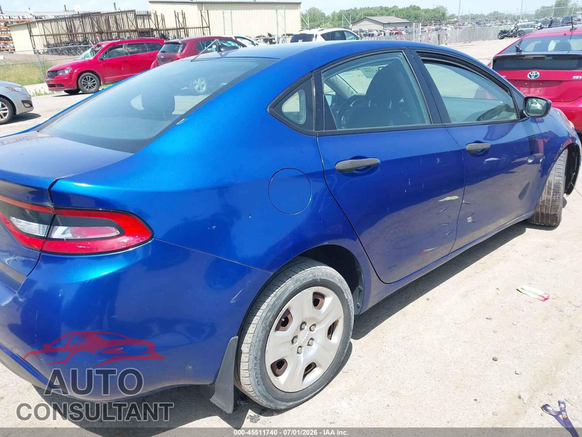 DODGE DART 2013 - 1C3CDFAA2DD287579